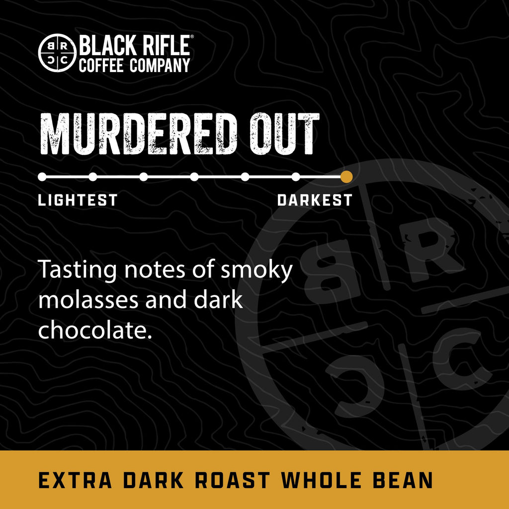 Black Rifle Coffee Company Espresso Mule Dark Roast Whole Bean Coffee – Bold Espresso with Notes of Chocolate, Bing Cherry & Caramelized Sugar 11oz