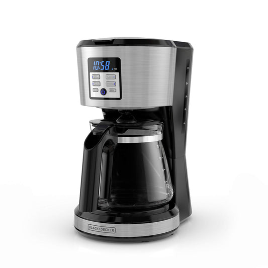 BLACK+DECKER 5-Cup Coffeemaker, Black, DCM600B