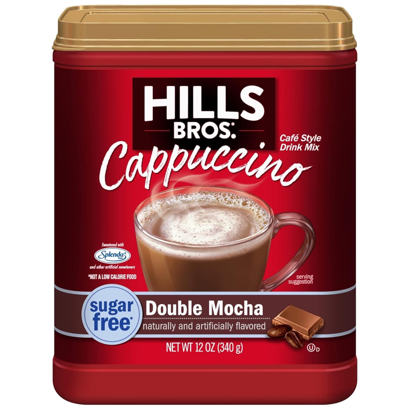 Hills Bros. Cappuccino Mix – Rich, Frothy Coffeehouse-Tasting Instant Drink Mix – Quick and Easy Preparation – Perfect for Hot & Iced Drinks & Creaming Coffee – Rich Variety Pack, 2 Packs of 16oz & 1 Pack of 14oz