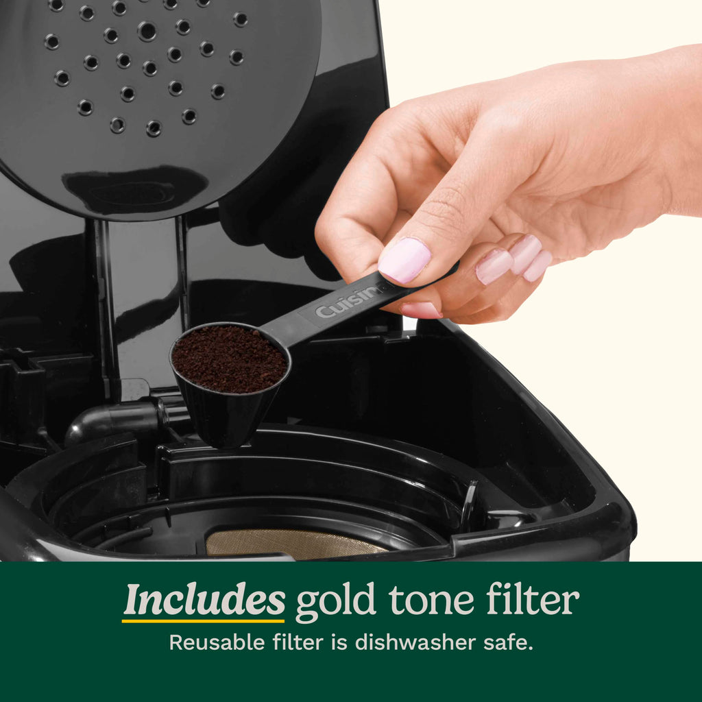 Cuisinart 14-Cup Coffee Maker, Programmable PerfecTemp Glass Carafe Coffee Machine with 1-4 Cup Setting, Brew Strength Control and Brew Pause, Stainless Steel, DCC-3200NAS