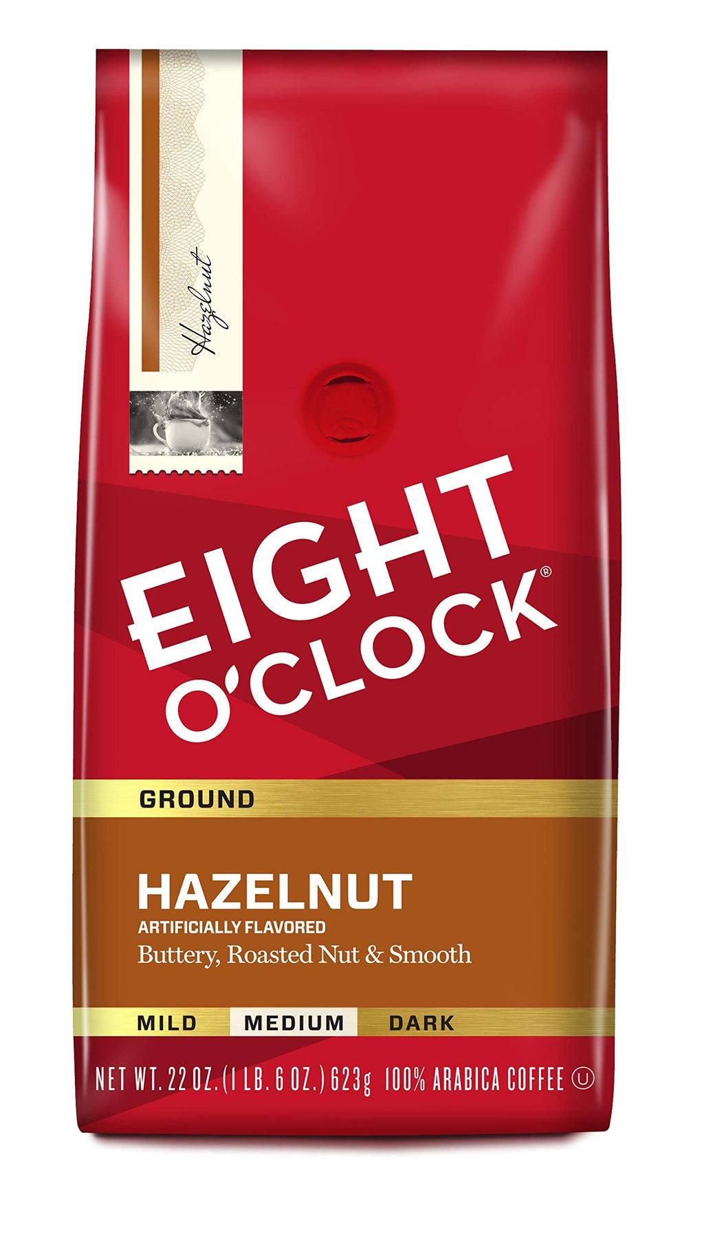 Eight O'Clock Coffee The Original Ground Coffee, Medium Roast, 32 Ounce (Pack of 1) - Sweet, Fruity, Well Balanced