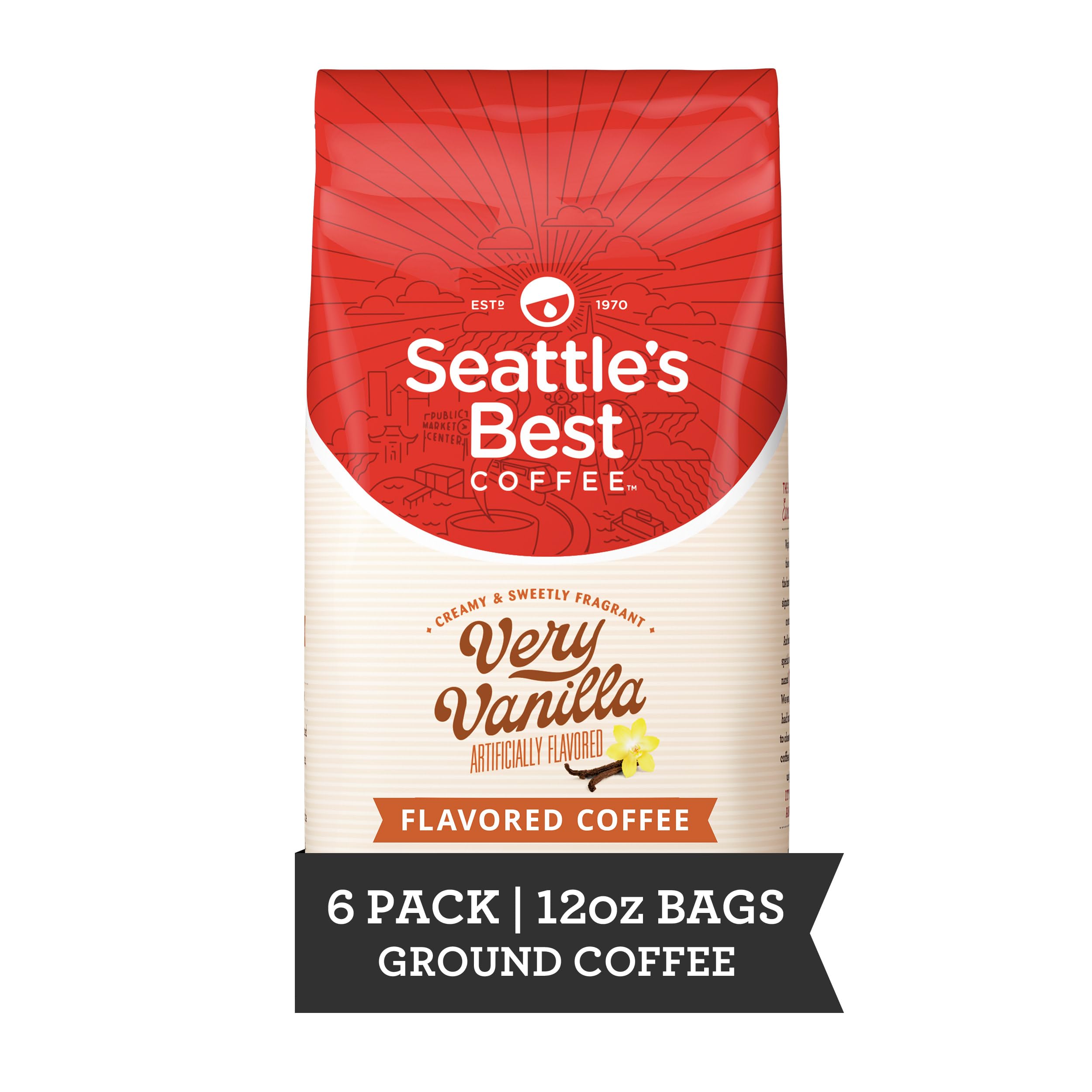 Seattle's Best Coffee Post Alley Blend Dark Roast Ground Coffee |