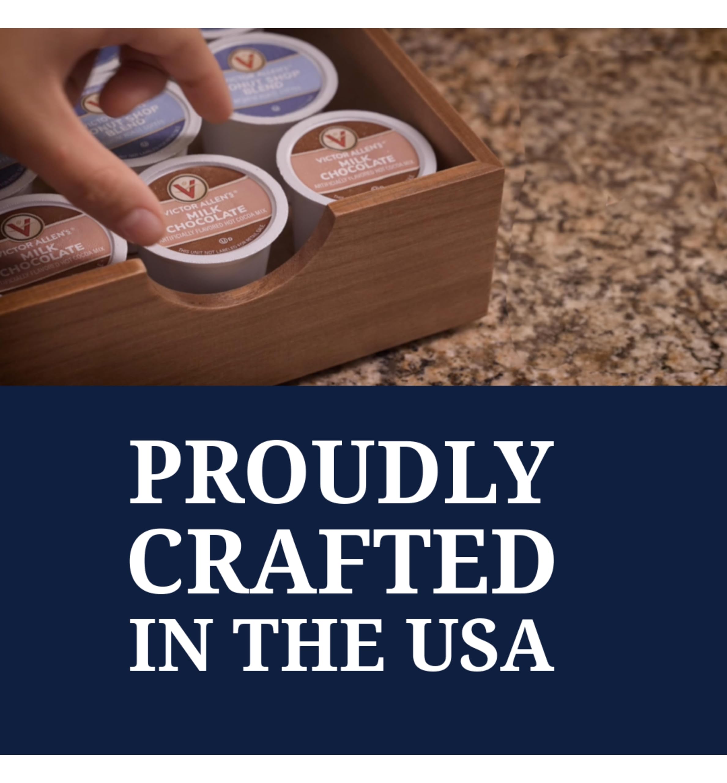 Victor Allen's Coffee, Milk Chocolate Hot Cocoa, 12 Count, Single Serve Hot Cocoa Pods for Keurig K-Cup Brewers