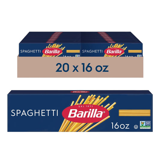 BARILLA Pasta Variety Pack, Farfalle & Rotini, 16 oz Boxes (8 Pack) - 8 Servings/Box, Made in Italy with Durum Wheat
