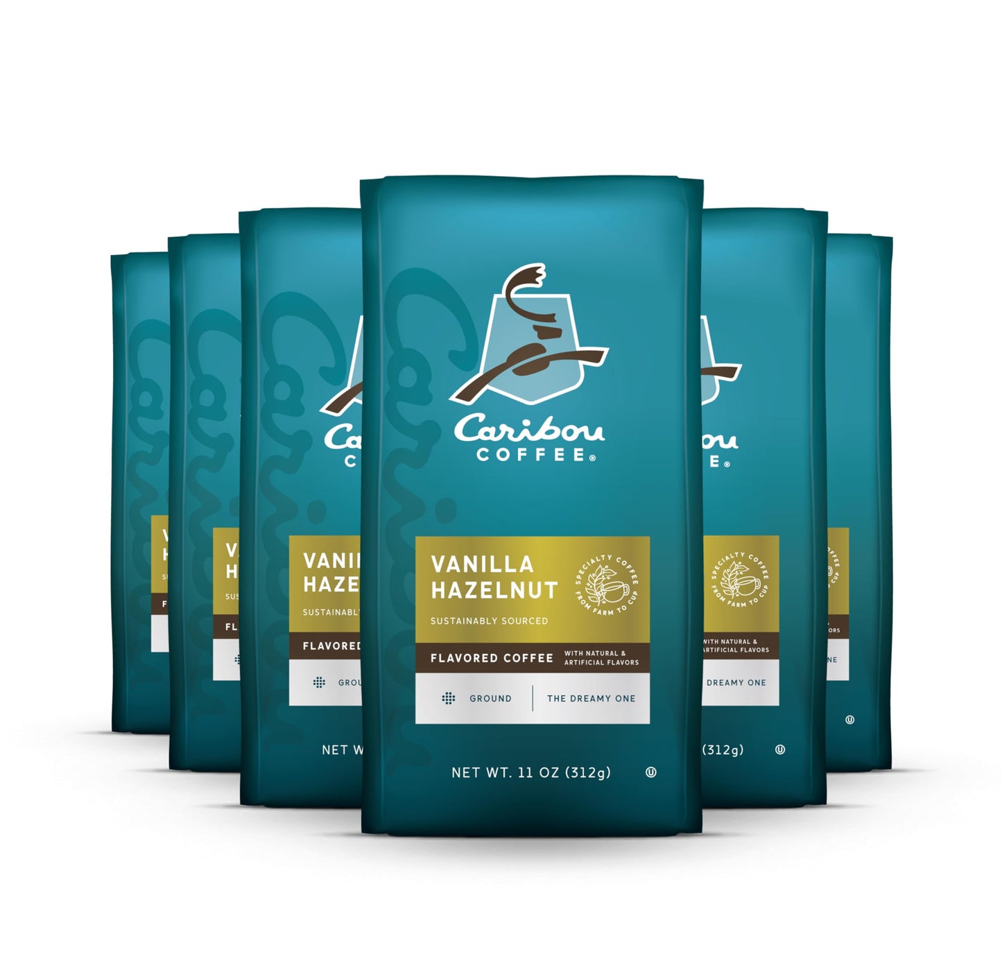 Caribou Coffee, Light Roast Ground Coffee - Daybreak Morning Blend 20 Ounce Bag