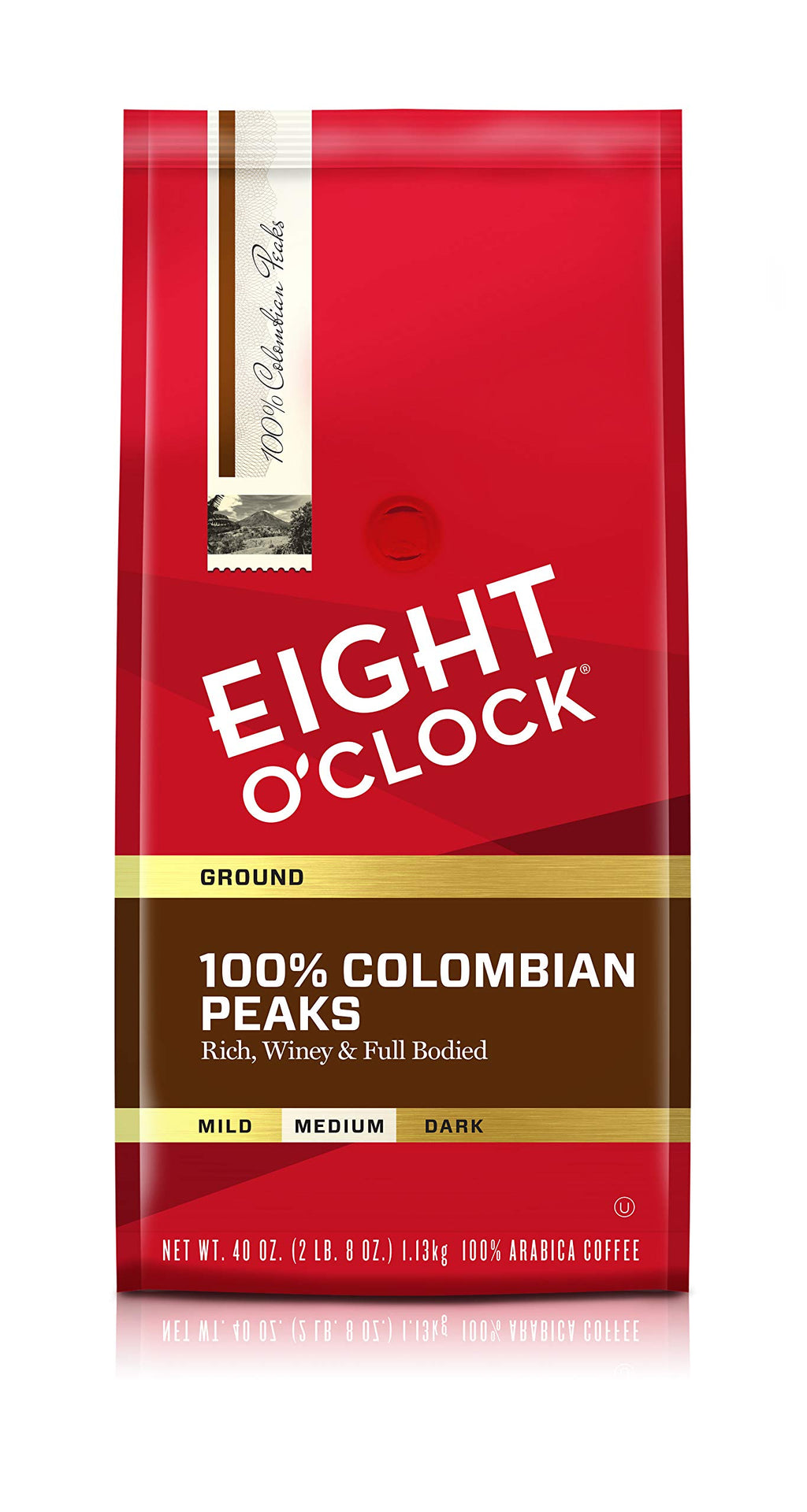 Eight O'Clock Coffee The Original Ground Coffee, Medium Roast, 32 Ounce (Pack of 1) - Sweet, Fruity, Well Balanced