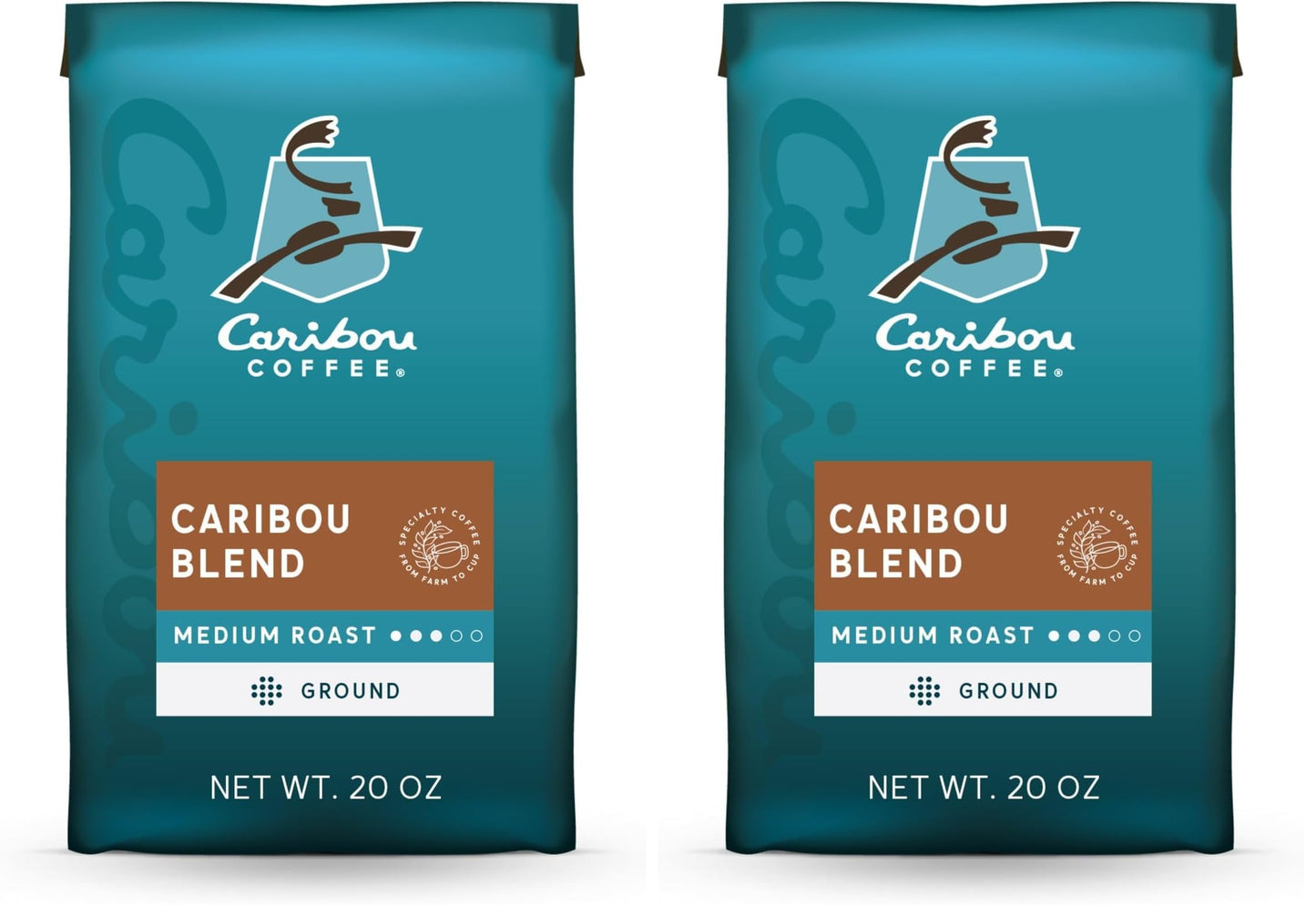 Caribou Coffee, Light Roast Ground Coffee - Daybreak Morning Blend 20 Ounce Bag