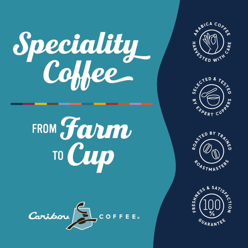 Caribou Coffee, Light Roast Ground Coffee - Daybreak Morning Blend 20 Ounce Bag