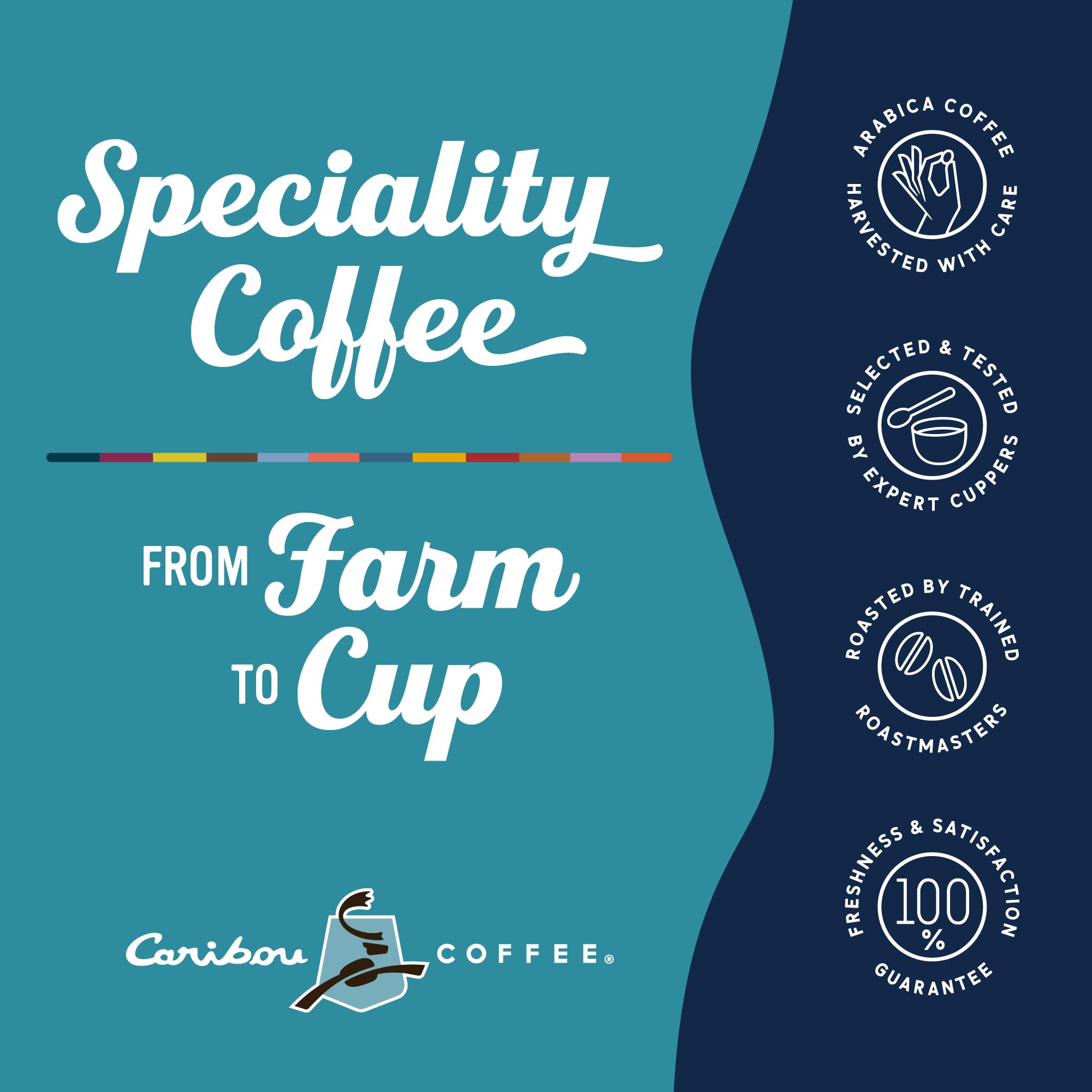 Caribou Coffee, Light Roast Ground Coffee - Daybreak Morning Blend 20 Ounce Bag