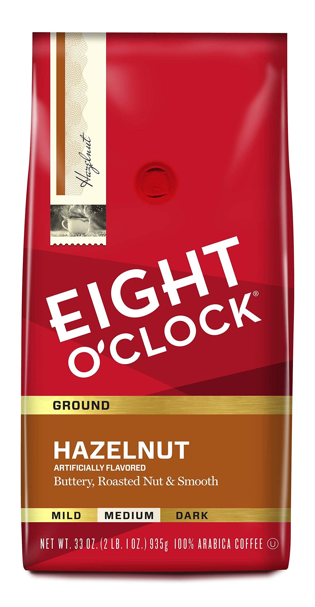 Eight O'Clock Coffee The Original Ground Coffee, Medium Roast, 32 Ounce (Pack of 1) - Sweet, Fruity, Well Balanced