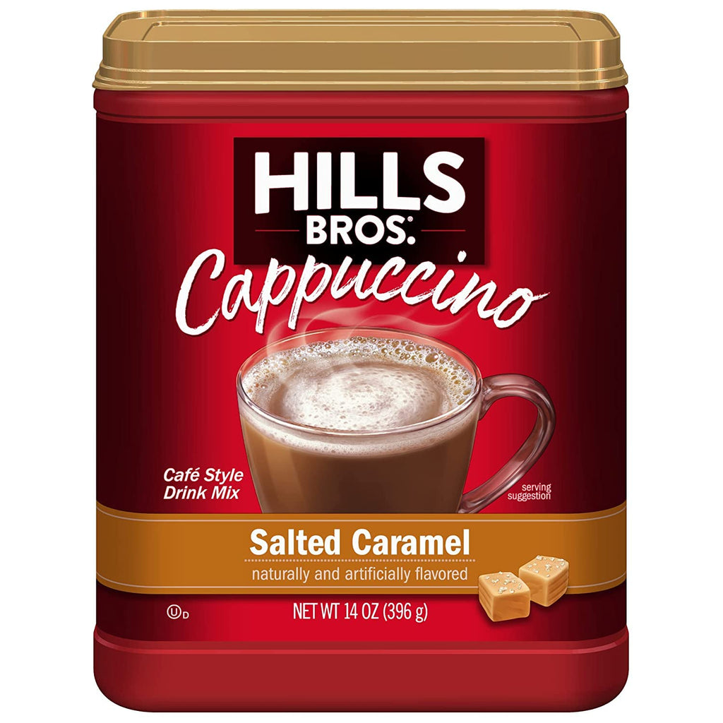 Hills Bros. Cappuccino Mix – Rich, Frothy Coffeehouse-Tasting Instant Drink Mix – Quick and Easy Preparation – Perfect for Hot & Iced Drinks & Creaming Coffee – Rich Variety Pack, 2 Packs of 16oz & 1 Pack of 14oz