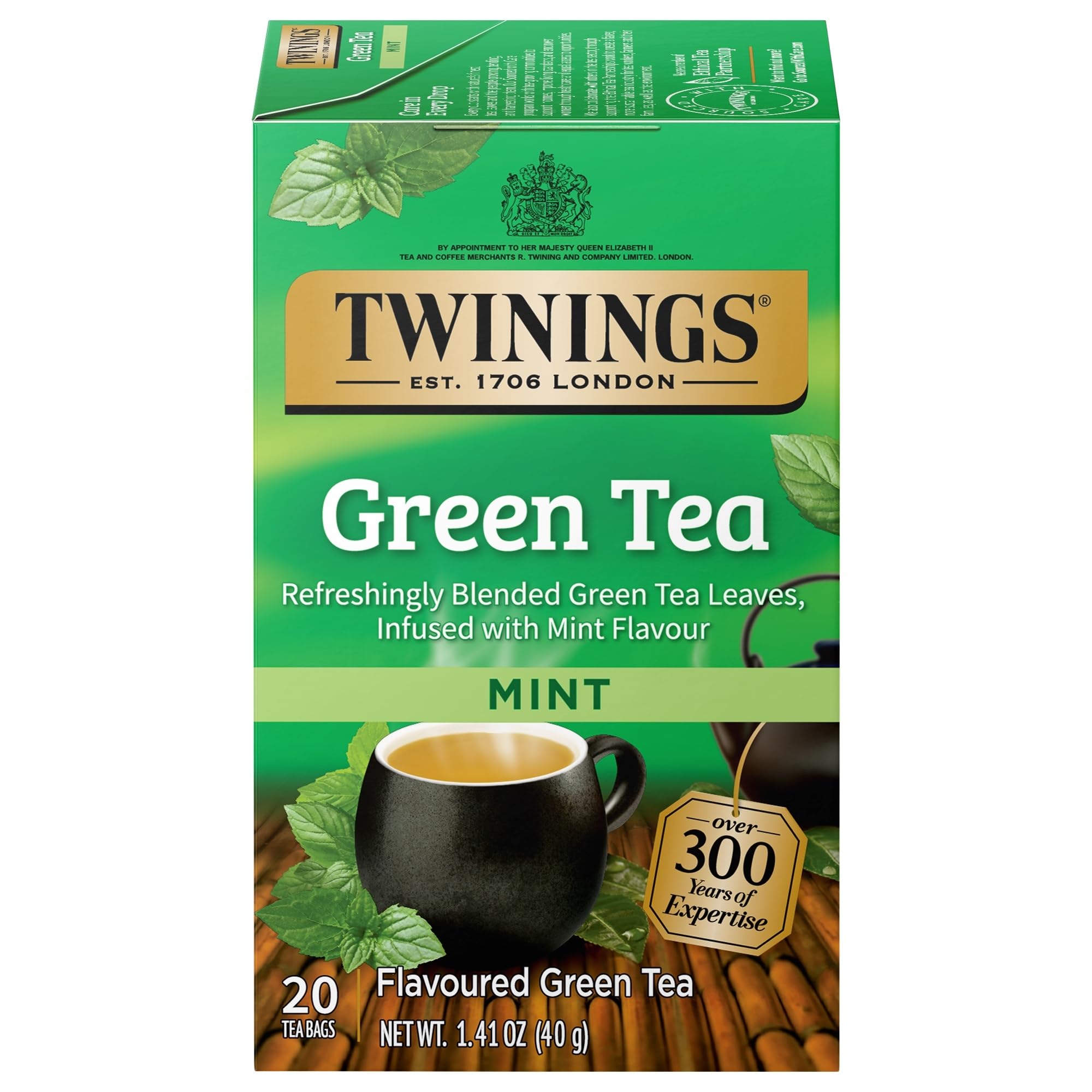 Twinings English Breakfast Black Tea Individually Wrapped Bags, 100 Count (Pack of 1), Smooth, Flavourful, and Robust, Caffeinated, Enjoy Hot or Iced, 100 Teabags