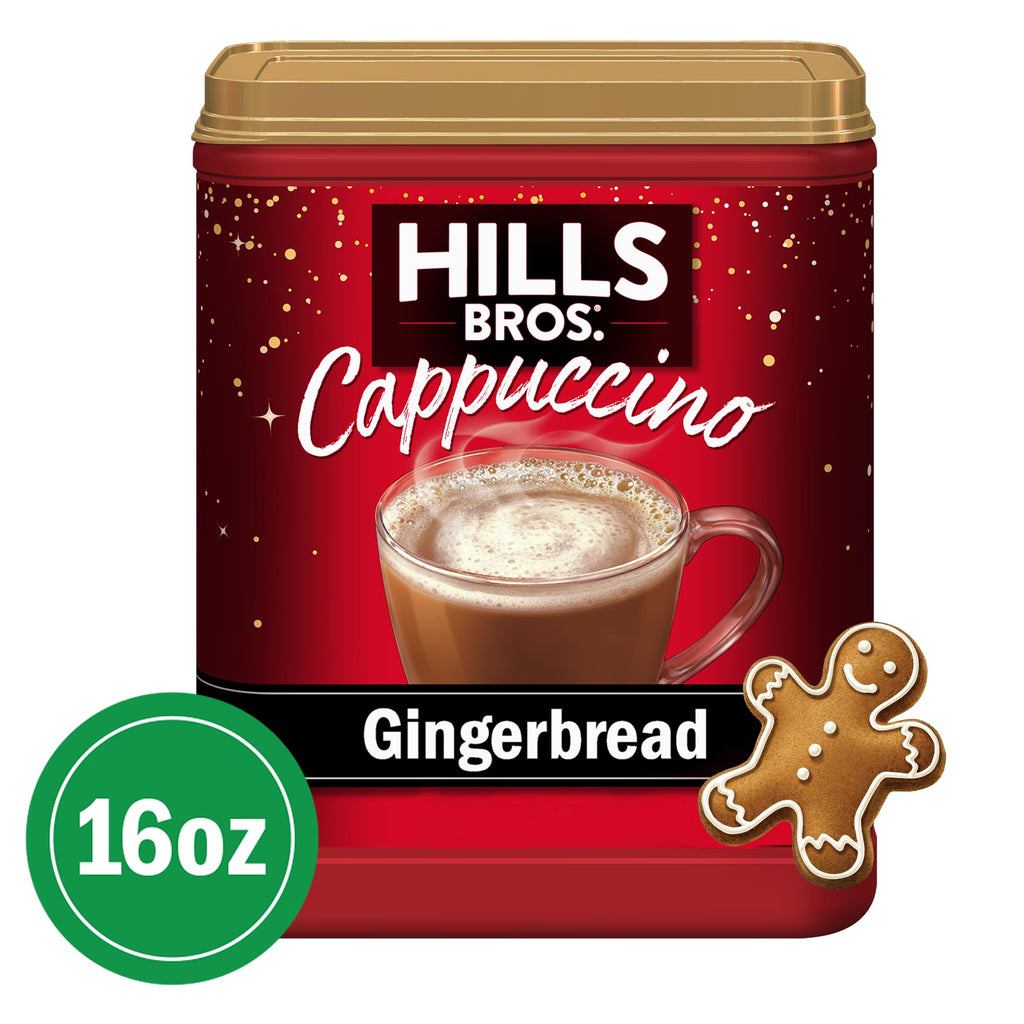 Hills Bros. Cappuccino Mix – Rich, Frothy Coffeehouse-Tasting Instant Drink Mix – Quick and Easy Preparation – Perfect for Hot & Iced Drinks & Creaming Coffee – Rich Variety Pack, 2 Packs of 16oz & 1 Pack of 14oz