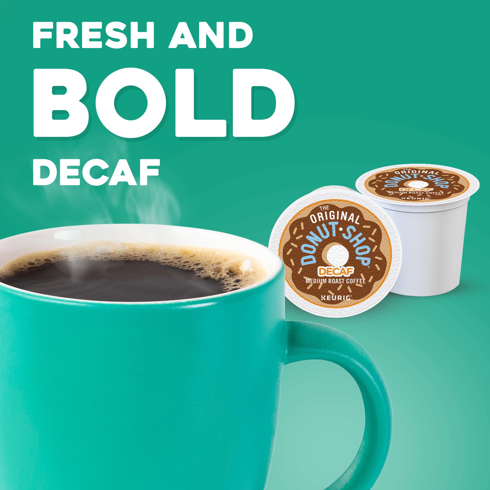 The Original Donut Shop Regular, Single-Serve Keurig K-Cup Pods, Medium Roast Coffee Pods, 32 Count