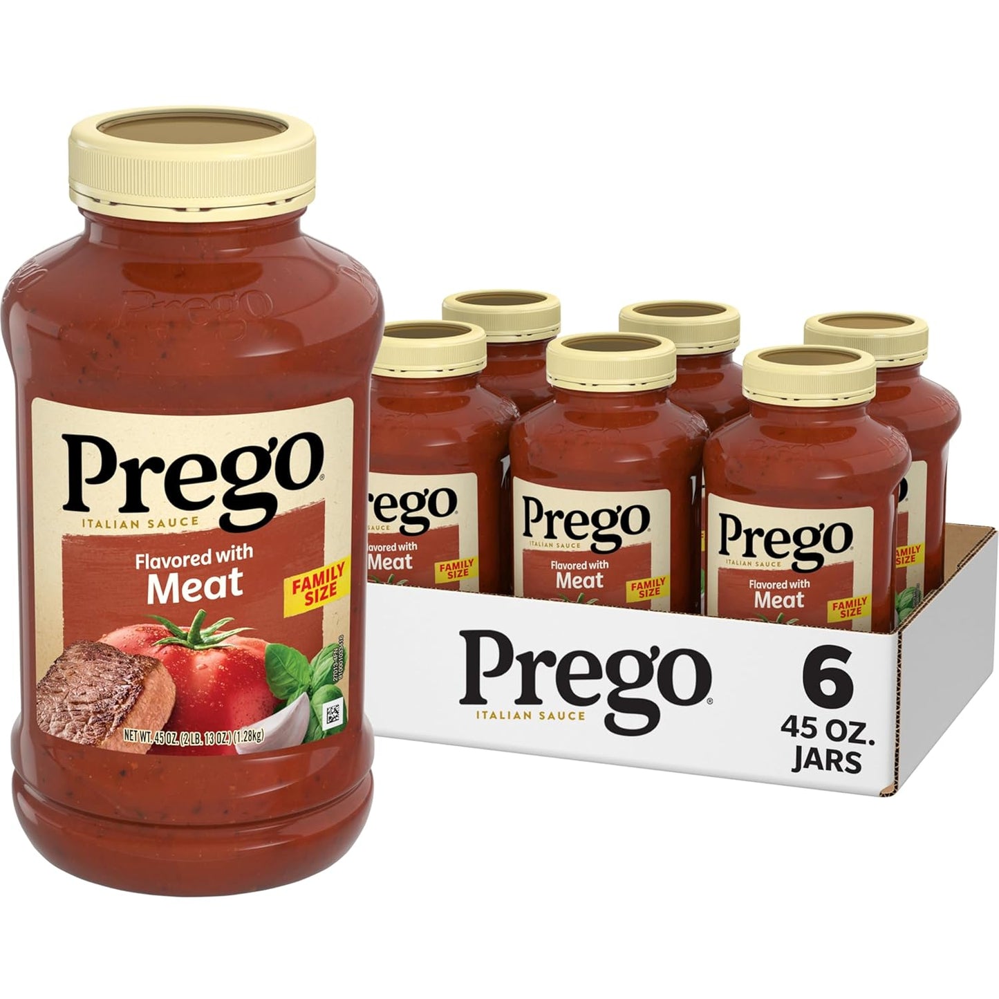 Prego Traditional Pasta Sauce, 45 oz Jar