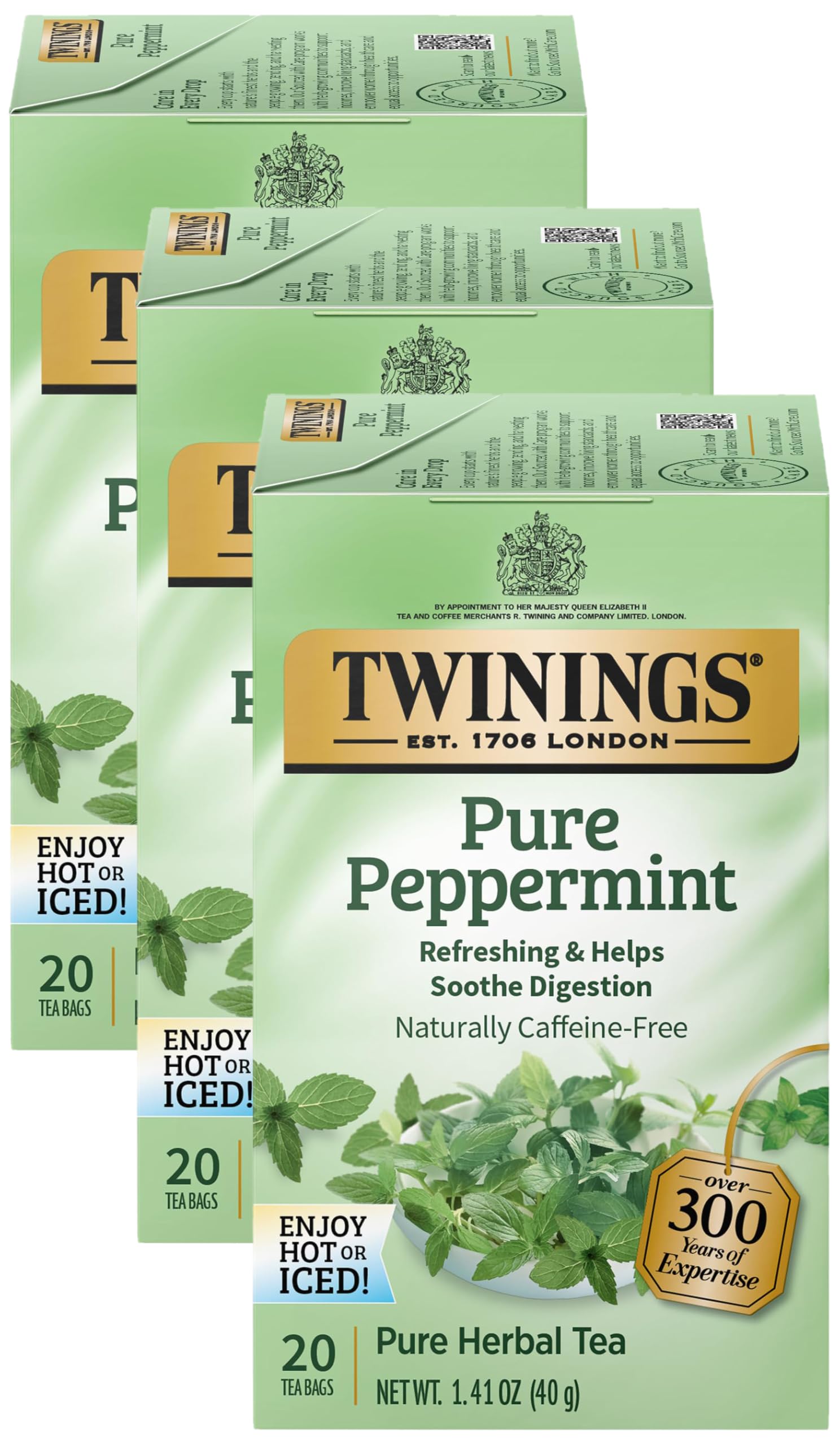 Twinings English Breakfast Black Tea Individually Wrapped Bags, 100 Count (Pack of 1), Smooth, Flavourful, and Robust, Caffeinated, Enjoy Hot or Iced, 100 Teabags