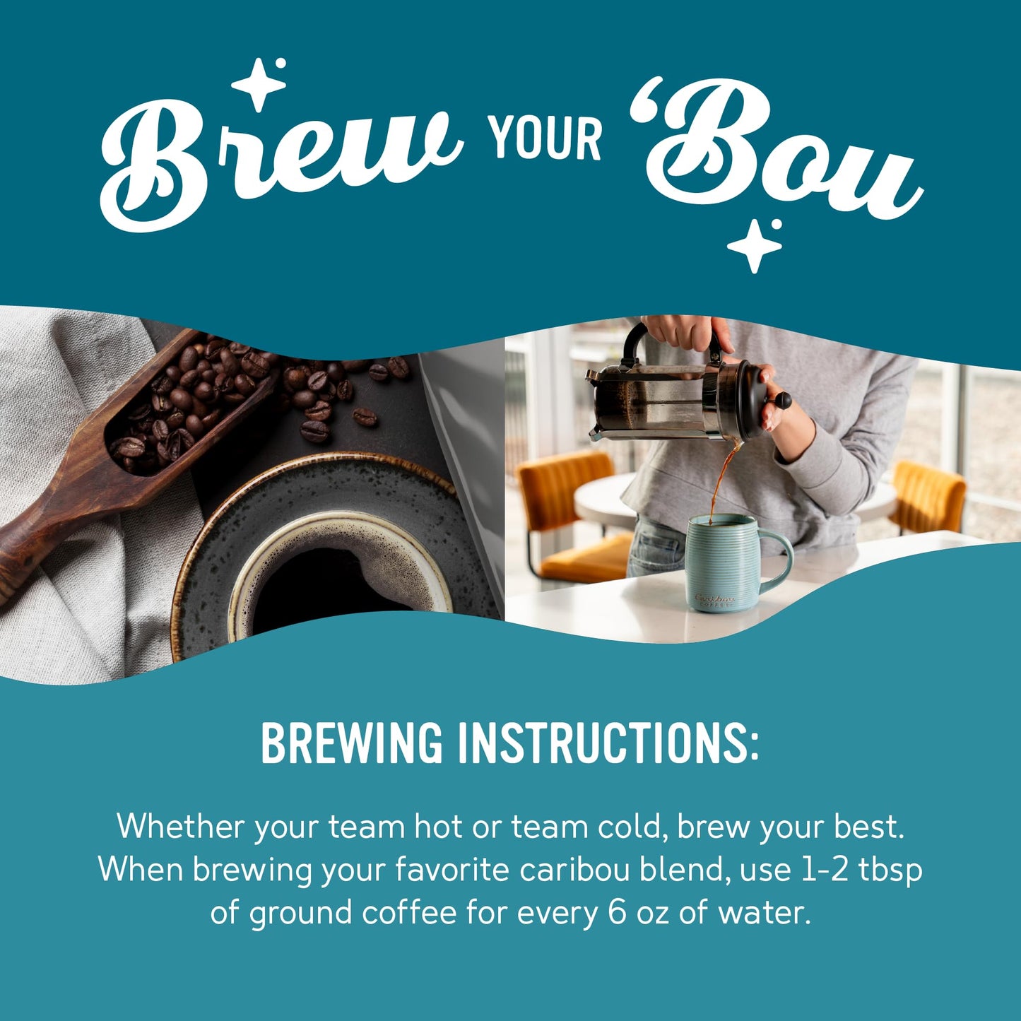 Caribou Coffee, Light Roast Ground Coffee - Daybreak Morning Blend 20 Ounce Bag