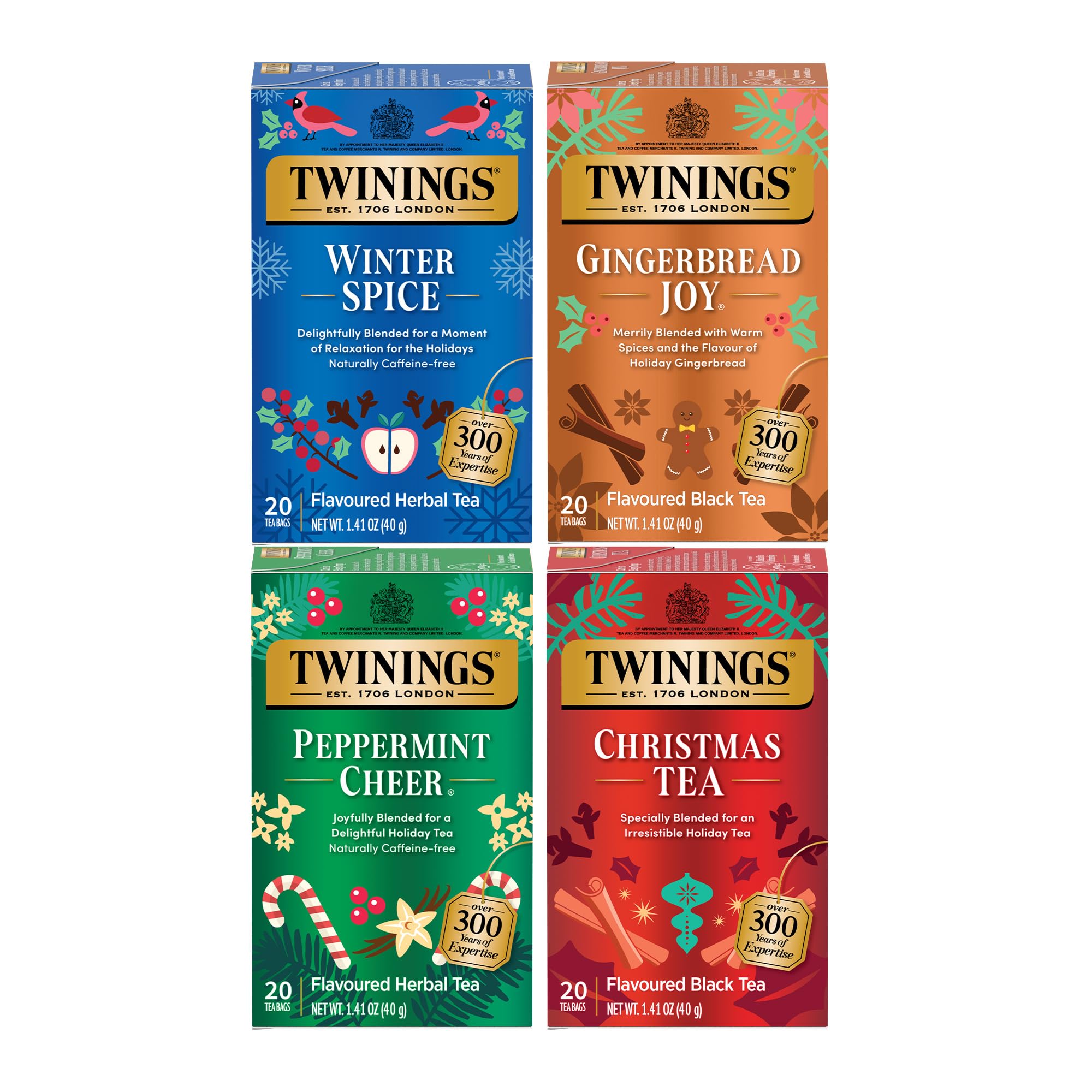 Twinings English Breakfast Black Tea Individually Wrapped Bags, 100 Count (Pack of 1), Smooth, Flavourful, and Robust, Caffeinated, Enjoy Hot or Iced, 100 Teabags