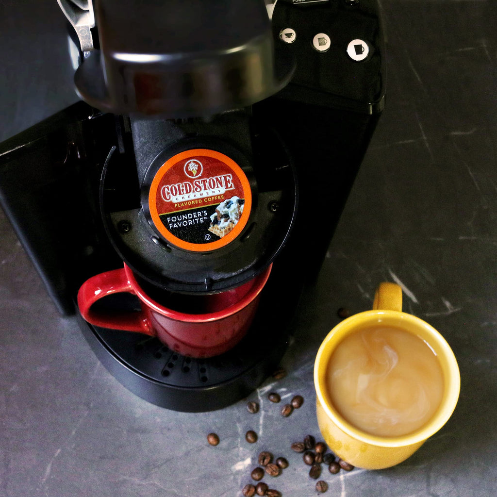 Cold Stone Creamery Beverages Coffee Pods Compatible with K Cup Brewers Including 2.0 - Ice Cream Flavored Assorted Variety Pack, 40 Count