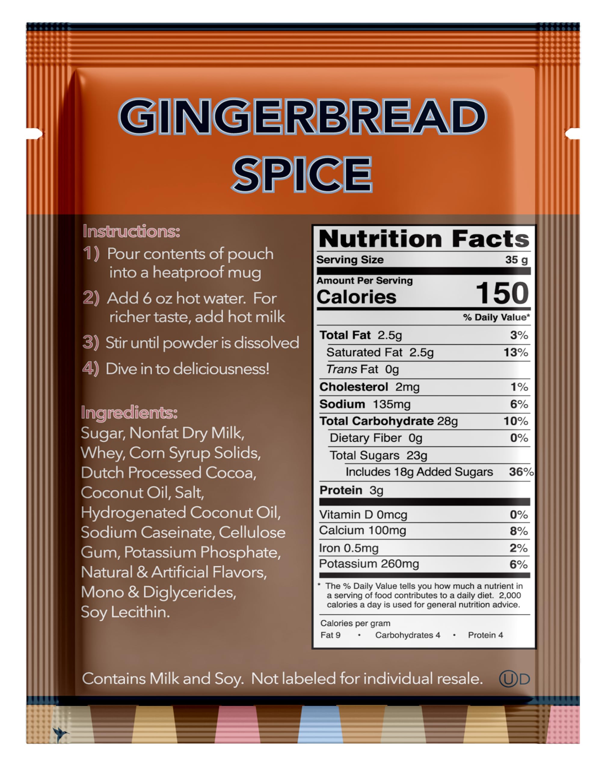 Gourmet Hot Cocoa Mix Variety Pack - Classic, Chocolate Raspberry, Salted Caramel, & Peppermint Hot Chocolate Mix Sets - 32 Count