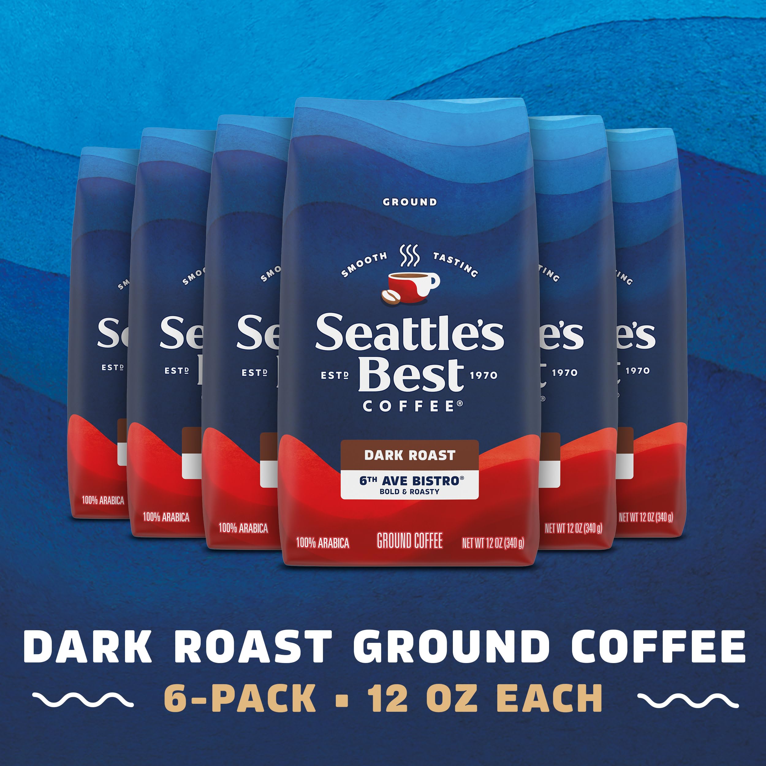 Seattle's Best Coffee Post Alley Blend Dark Roast Ground Coffee |