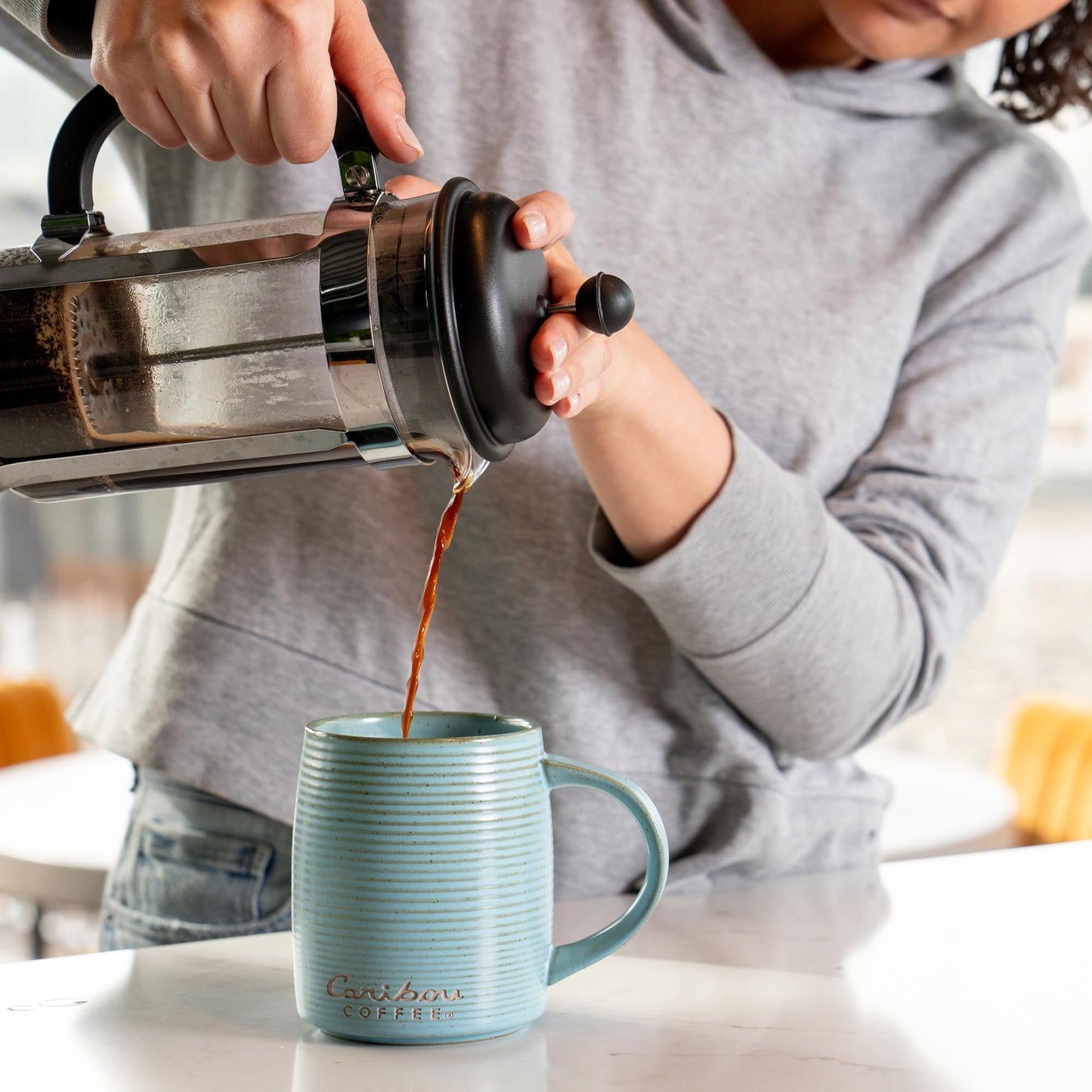 Caribou Coffee, Light Roast Ground Coffee - Daybreak Morning Blend 20 Ounce Bag