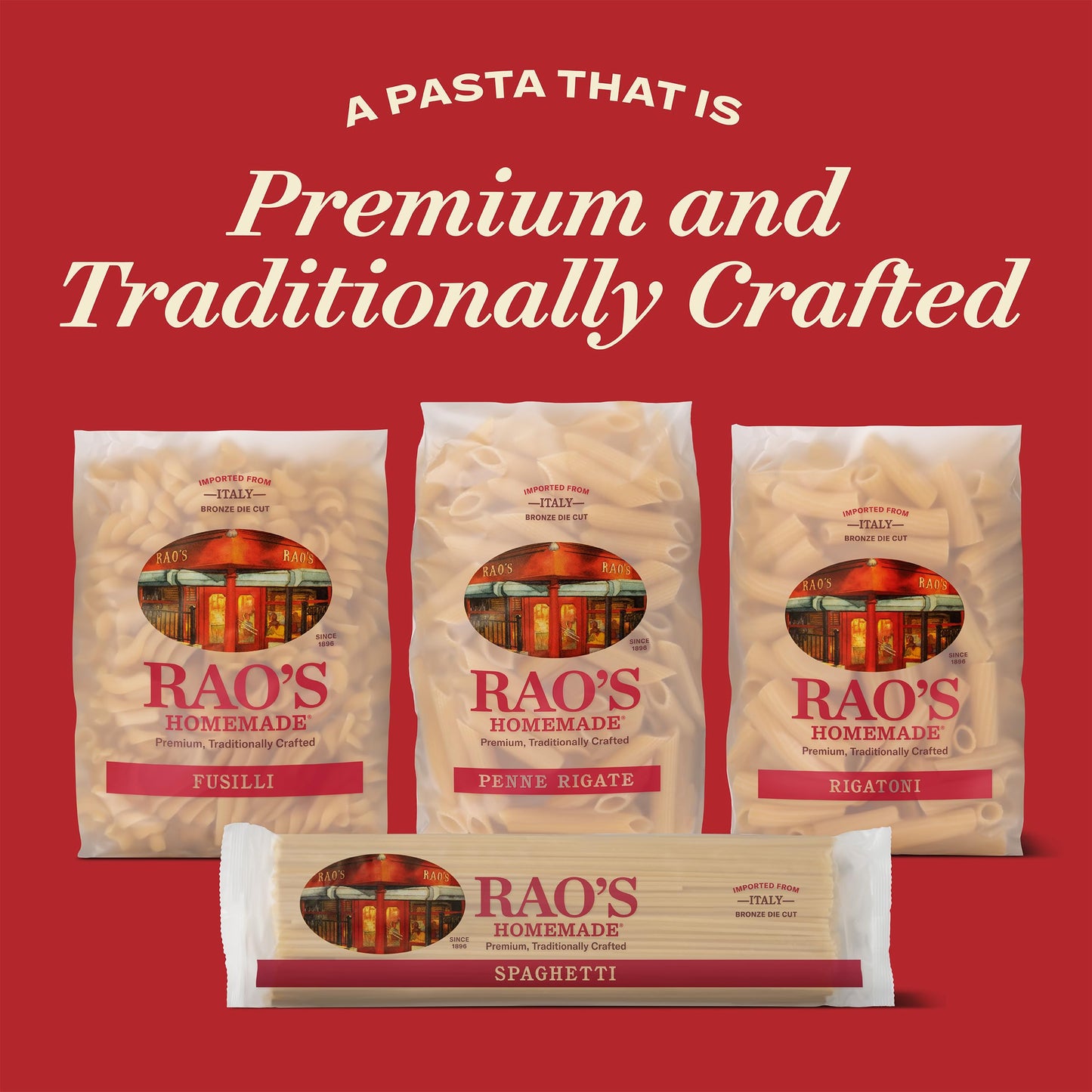 Raos Pasta Fusilli 16 OZ