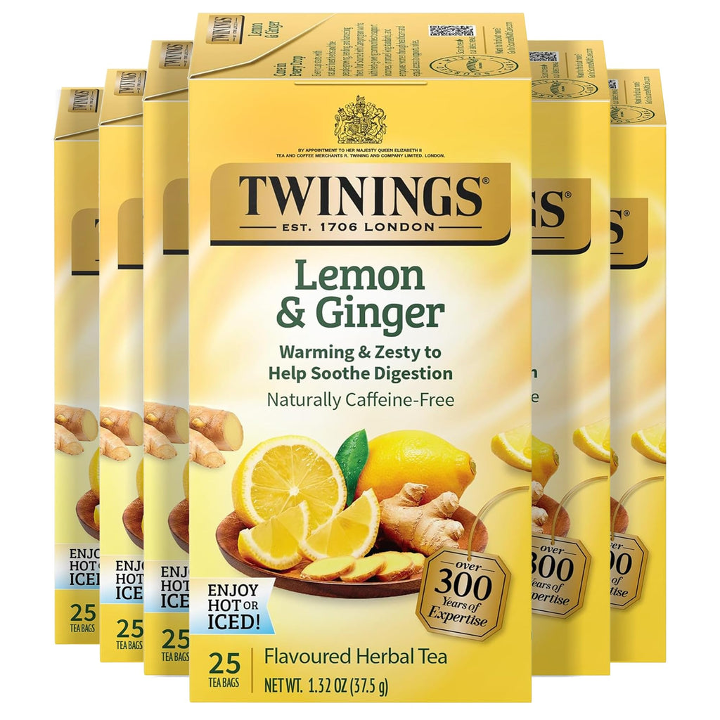 Twinings English Breakfast Black Tea Individually Wrapped Bags, 100 Count (Pack of 1), Smooth, Flavourful, and Robust, Caffeinated, Enjoy Hot or Iced, 100 Teabags