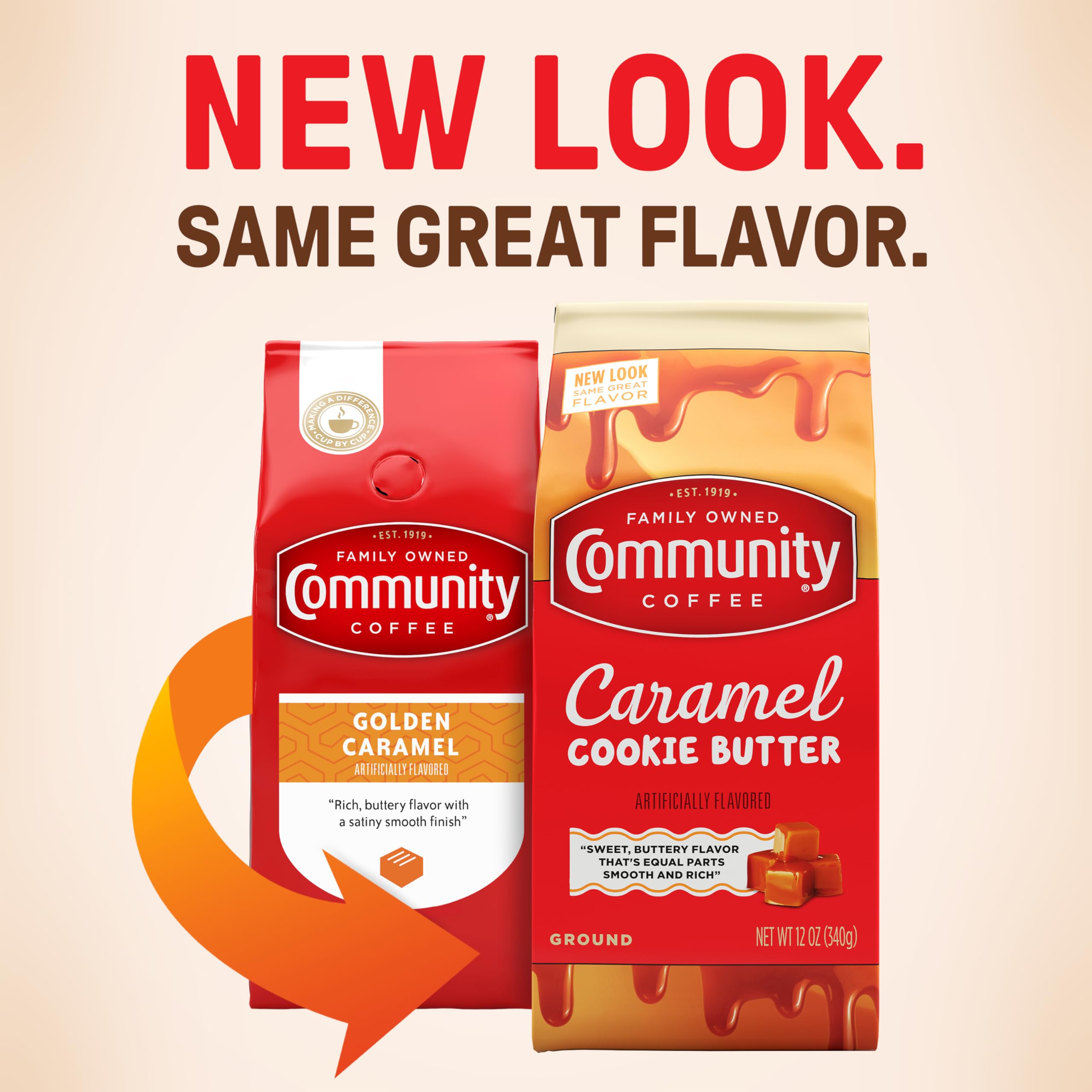 Community Coffee  Flavored Selections 12 Ounce, Medium Roast Ground, 12 Ounce (Pack of 1)