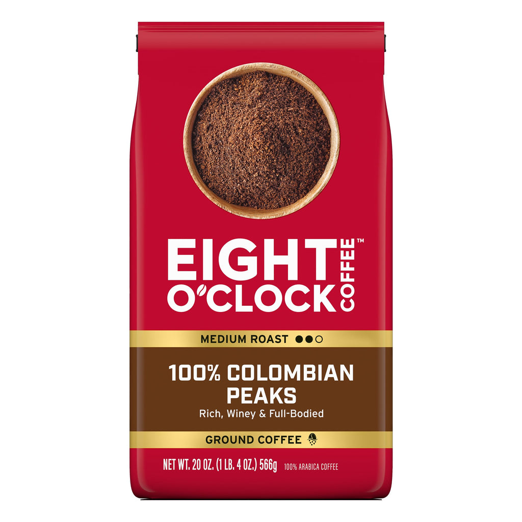 Eight O'Clock Coffee The Original Ground Coffee, Medium Roast, 32 Ounce (Pack of 1) - Sweet, Fruity, Well Balanced