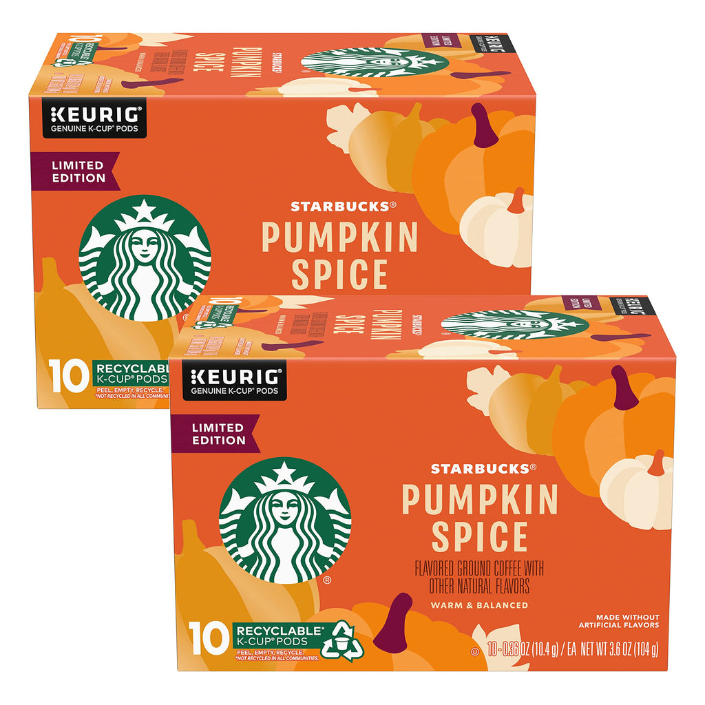 Starbucks Coffee K-Cup Pods,  Flavored Selection Coffee, Naturally Flavored, 100% Arabica, 6 Boxes (60 Pods Total)
