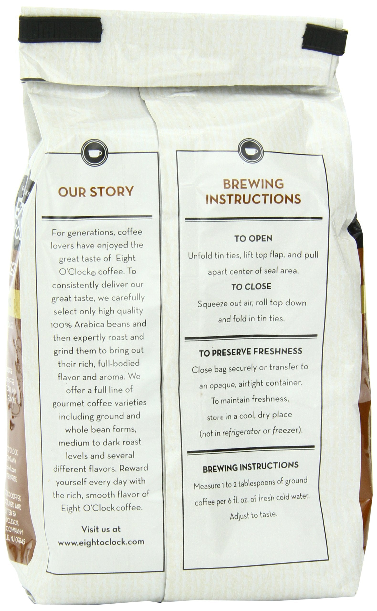 Eight O'Clock Coffee The Original Ground Coffee, Medium Roast, 32 Ounce (Pack of 1) - Sweet, Fruity, Well Balanced