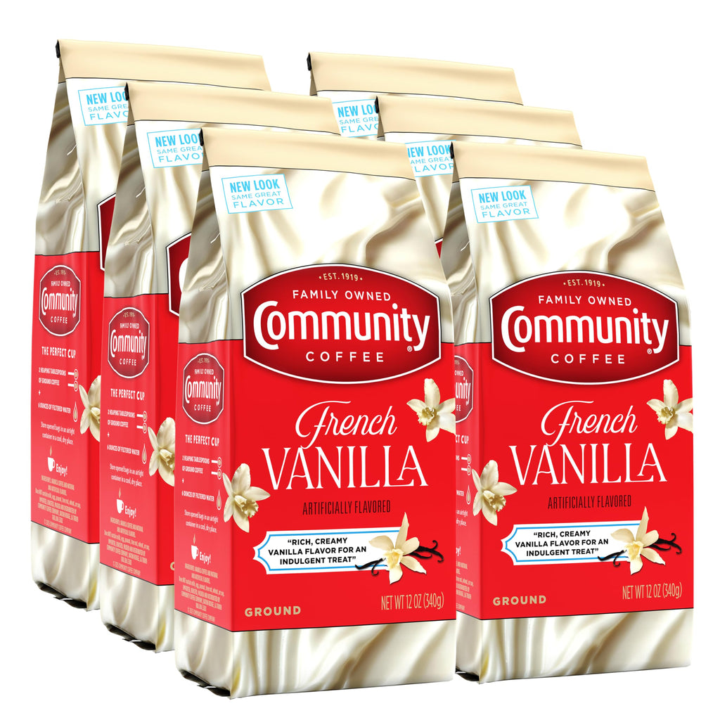 Community Coffee  Flavored Selections 12 Ounce, Medium Roast Ground, 12 Ounce (Pack of 1)