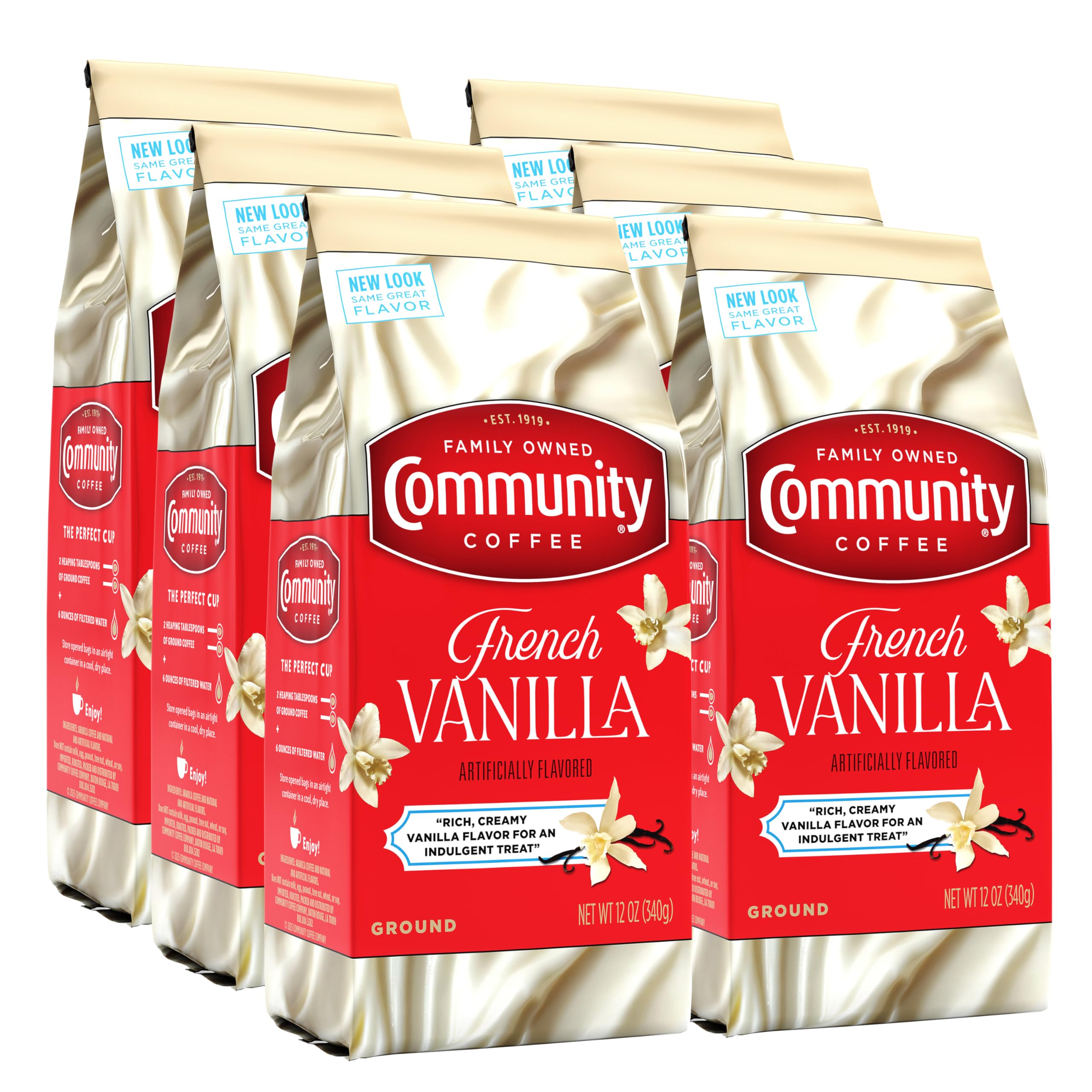 Community Coffee  Flavored Selections 12 Ounce, Medium Roast Ground, 12 Ounce (Pack of 1)