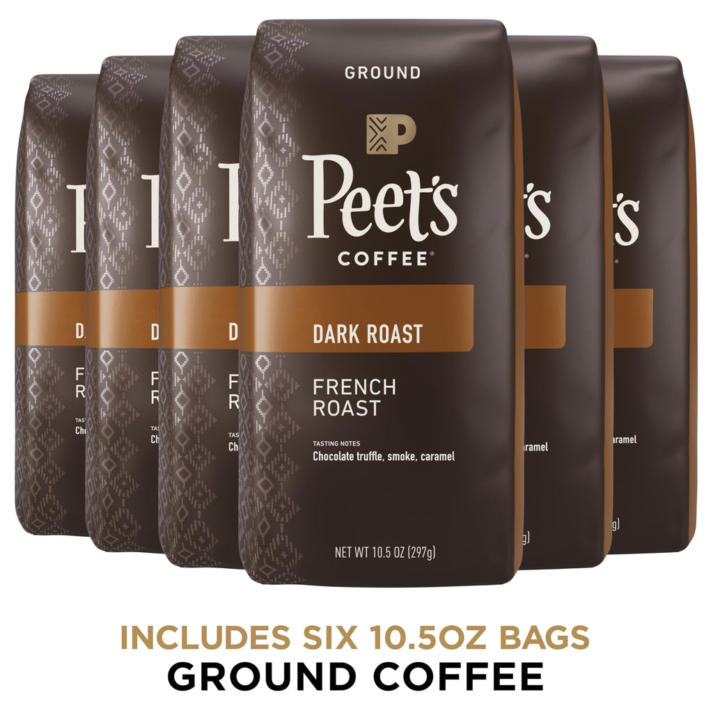 Peet's Coffee, Dark Roast Ground Coffee - French Roast 28 Ounce Bag