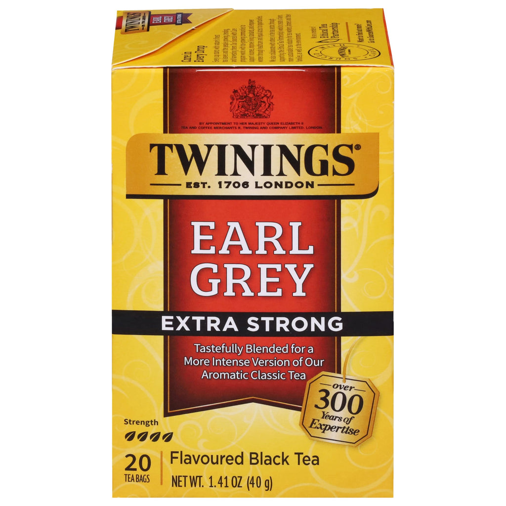 Twinings English Breakfast Black Tea Individually Wrapped Bags, 100 Count (Pack of 1), Smooth, Flavourful, and Robust, Caffeinated, Enjoy Hot or Iced, 100 Teabags