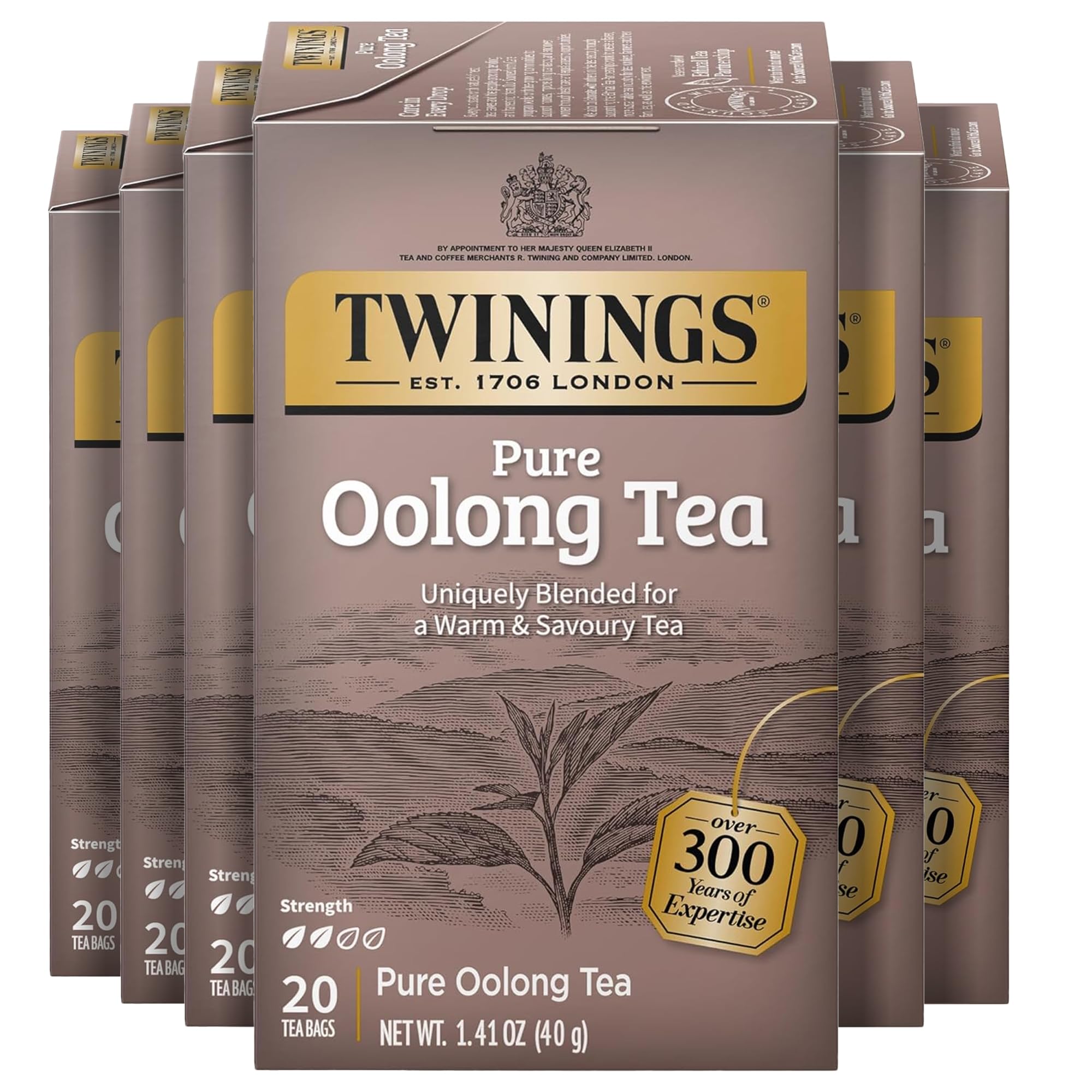 Twinings English Breakfast Black Tea Individually Wrapped Bags, 100 Count (Pack of 1), Smooth, Flavourful, and Robust, Caffeinated, Enjoy Hot or Iced, 100 Teabags