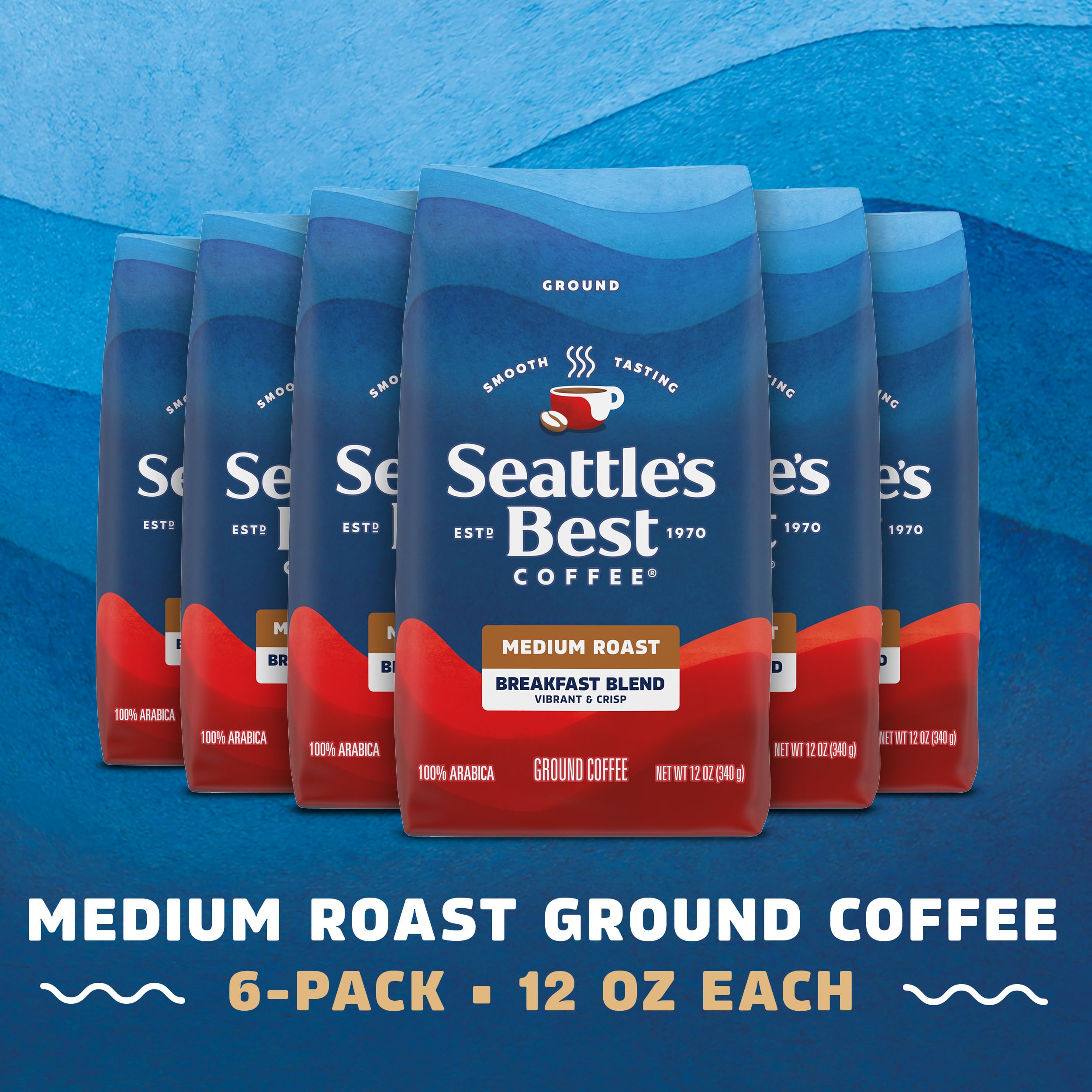 Seattle's Best Coffee Post Alley Blend Dark Roast Ground Coffee |