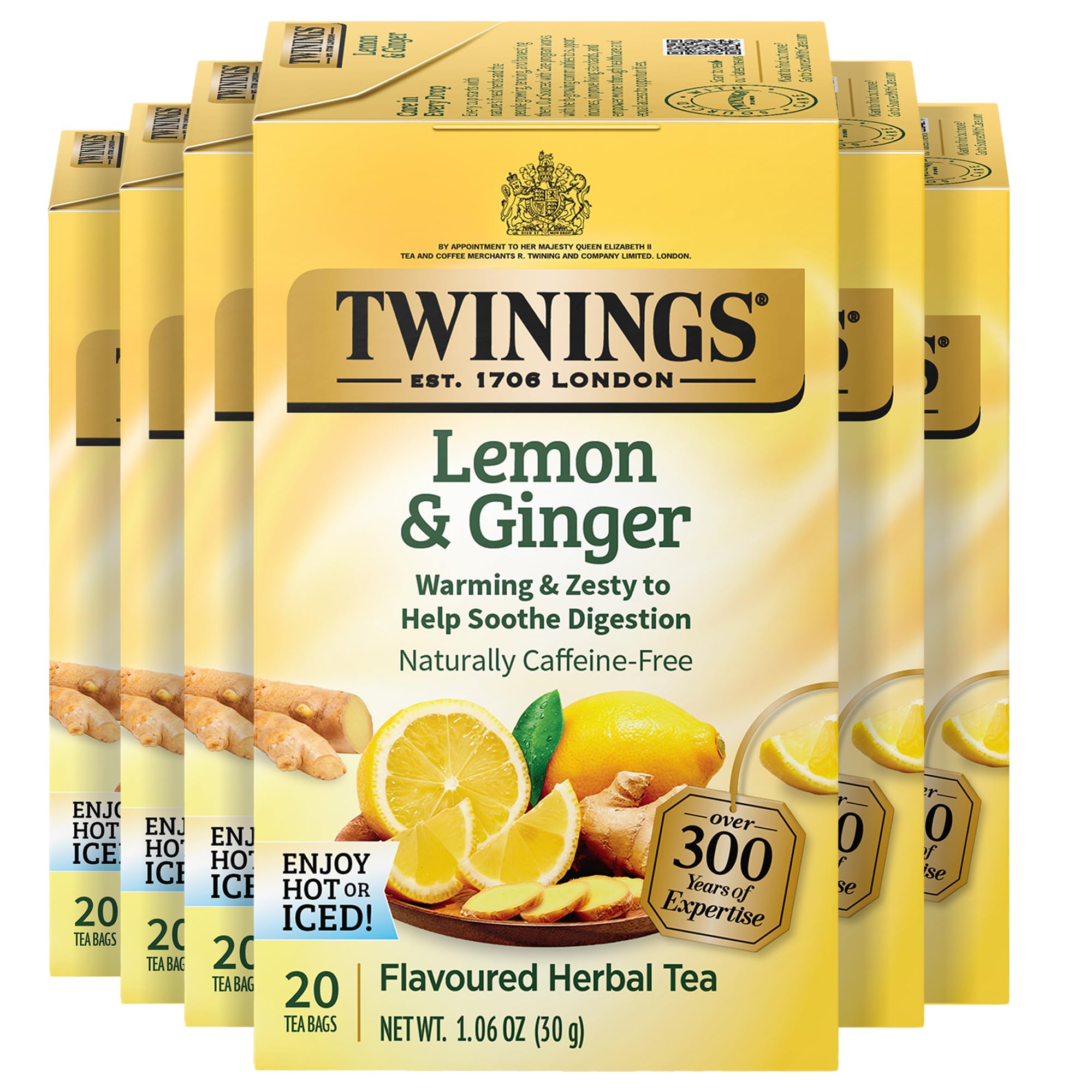 Twinings English Breakfast Black Tea Individually Wrapped Bags, 100 Count (Pack of 1), Smooth, Flavourful, and Robust, Caffeinated, Enjoy Hot or Iced, 100 Teabags