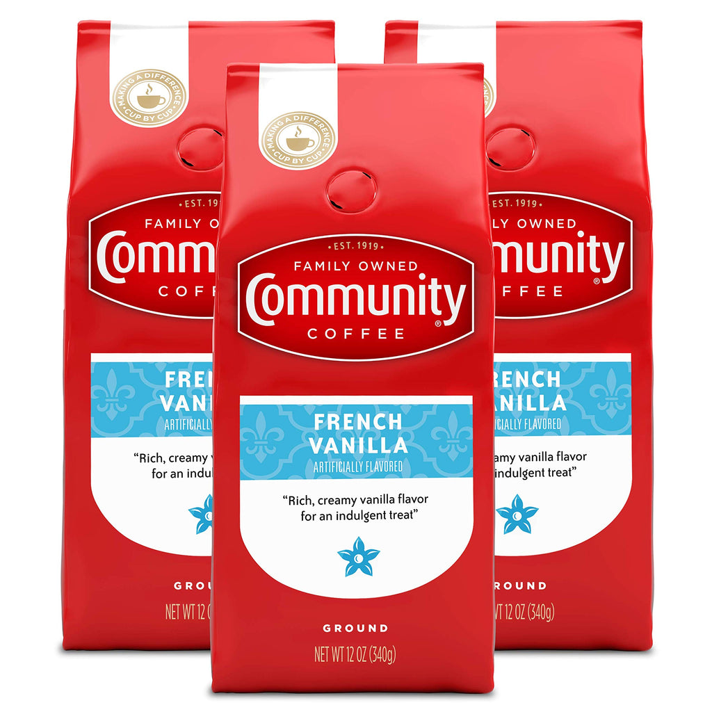 Community Coffee  Flavored Selections 12 Ounce, Medium Roast Ground, 12 Ounce (Pack of 1)