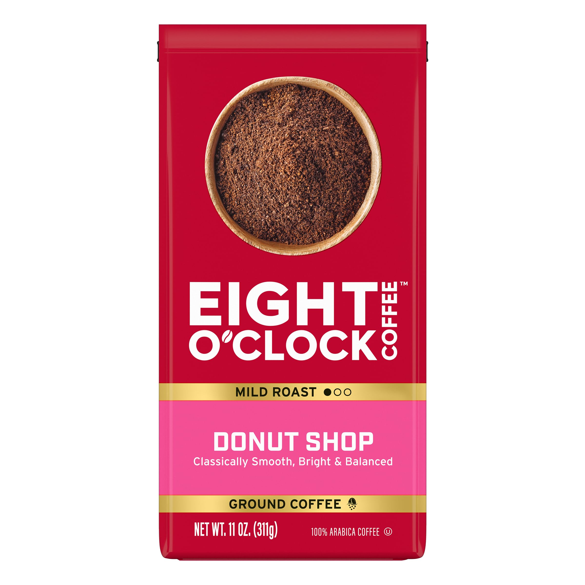 Eight O'Clock Coffee The Original Ground Coffee, Medium Roast, 32 Ounce (Pack of 1) - Sweet, Fruity, Well Balanced