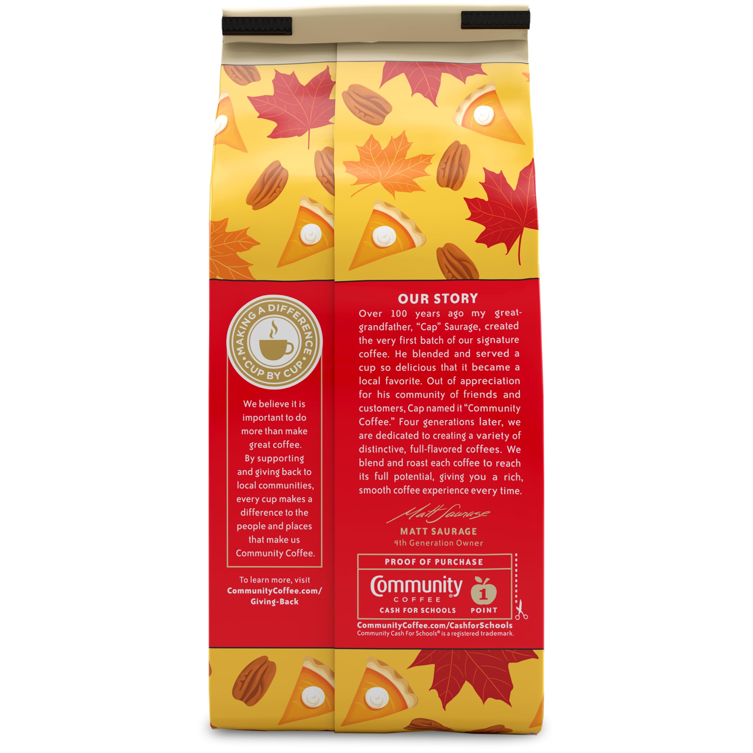 Community Coffee  Flavored Selections 12 Ounce, Medium Roast Ground, 12 Ounce (Pack of 1)