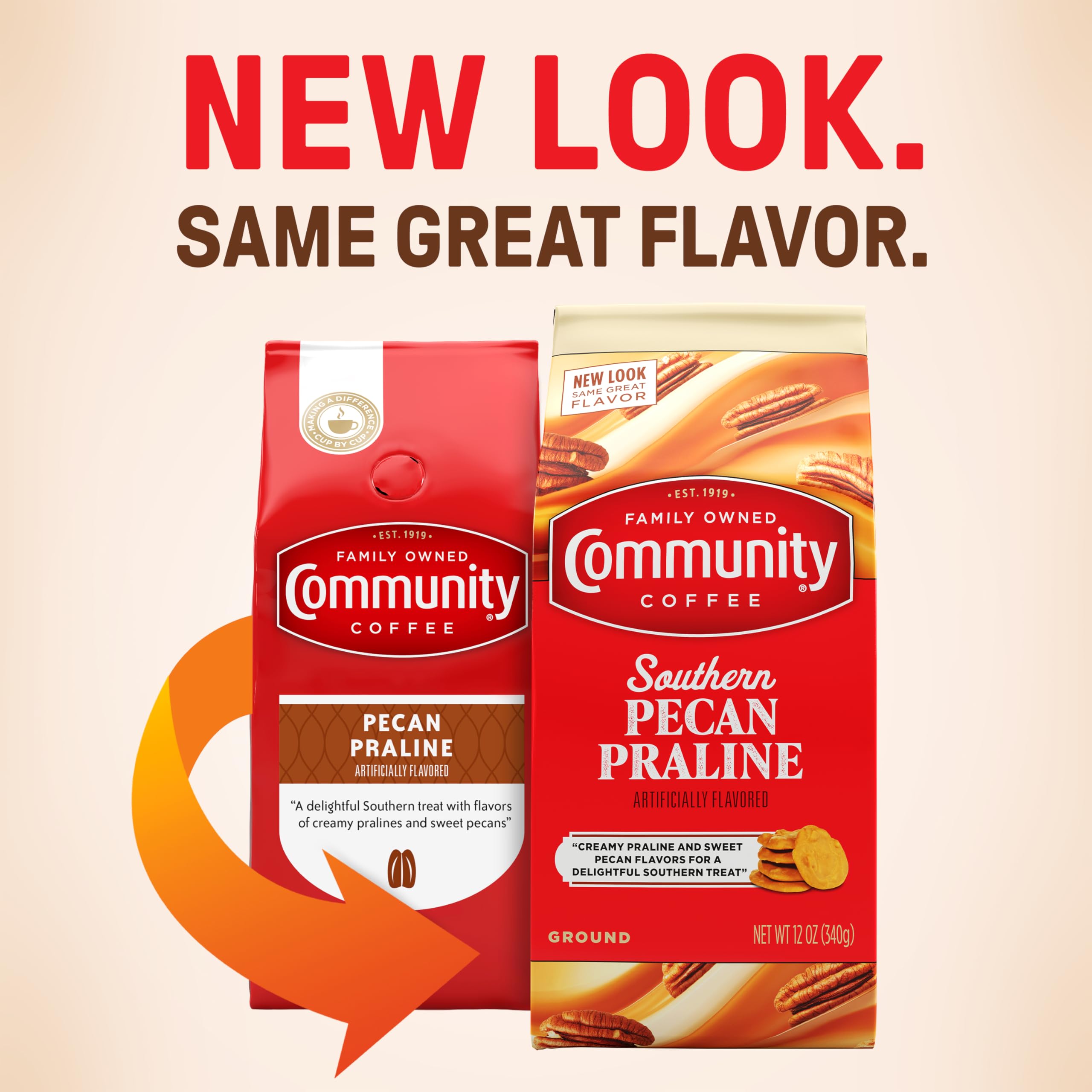 Community Coffee  Flavored Selections 12 Ounce, Medium Roast Ground, 12 Ounce (Pack of 1)