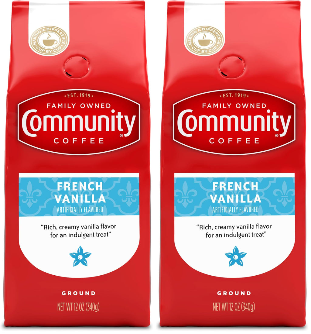 Community Coffee  Flavored Selections 12 Ounce, Medium Roast Ground, 12 Ounce (Pack of 1)