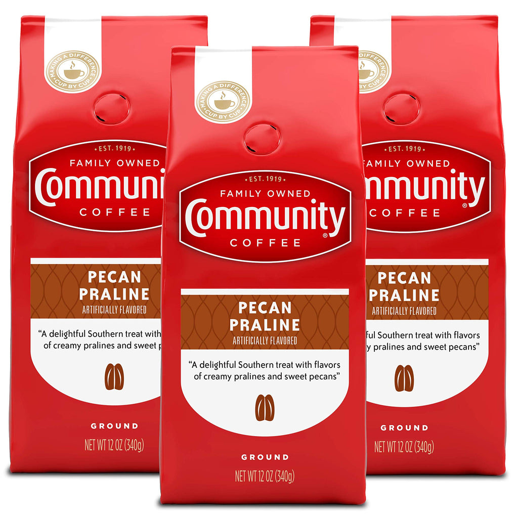Community Coffee  Flavored Selections 12 Ounce, Medium Roast Ground, 12 Ounce (Pack of 1)