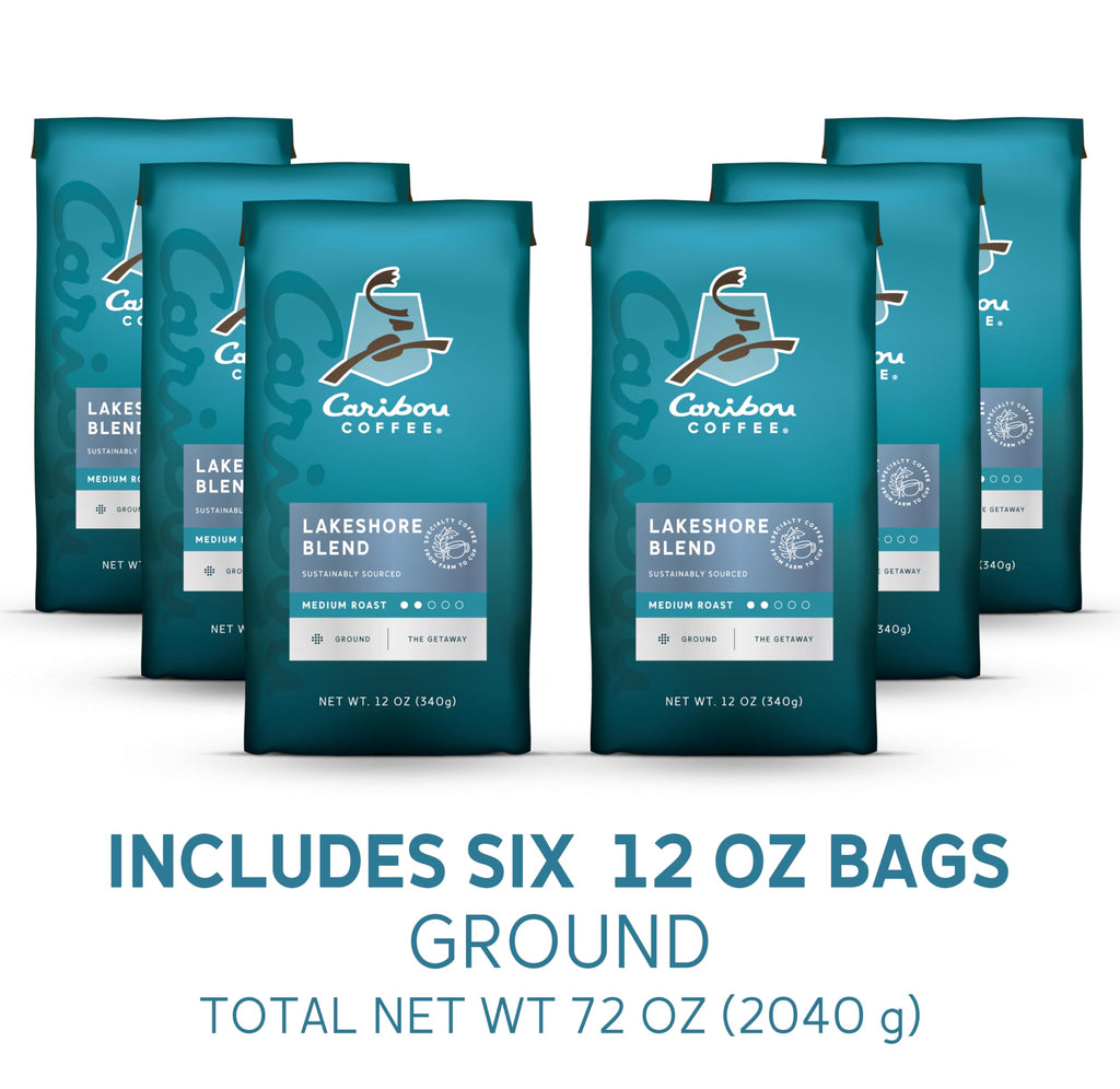 Caribou Coffee, Light Roast Ground Coffee - Daybreak Morning Blend 20 Ounce Bag