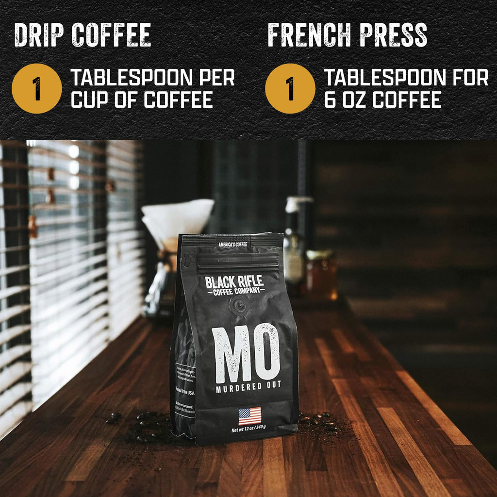 Black Rifle Coffee Company Espresso Mule Dark Roast Whole Bean Coffee – Bold Espresso with Notes of Chocolate, Bing Cherry & Caramelized Sugar 11oz