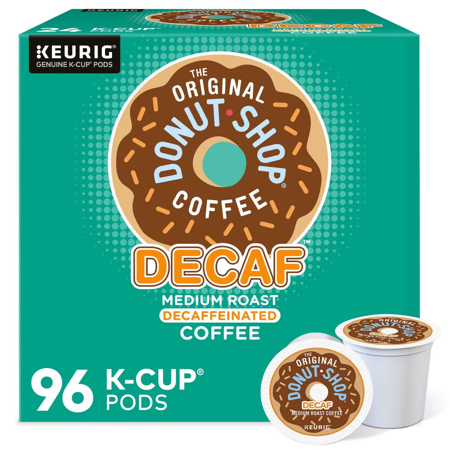 The Original Donut Shop Regular, Single-Serve Keurig K-Cup Pods, Medium Roast Coffee Pods, 32 Count