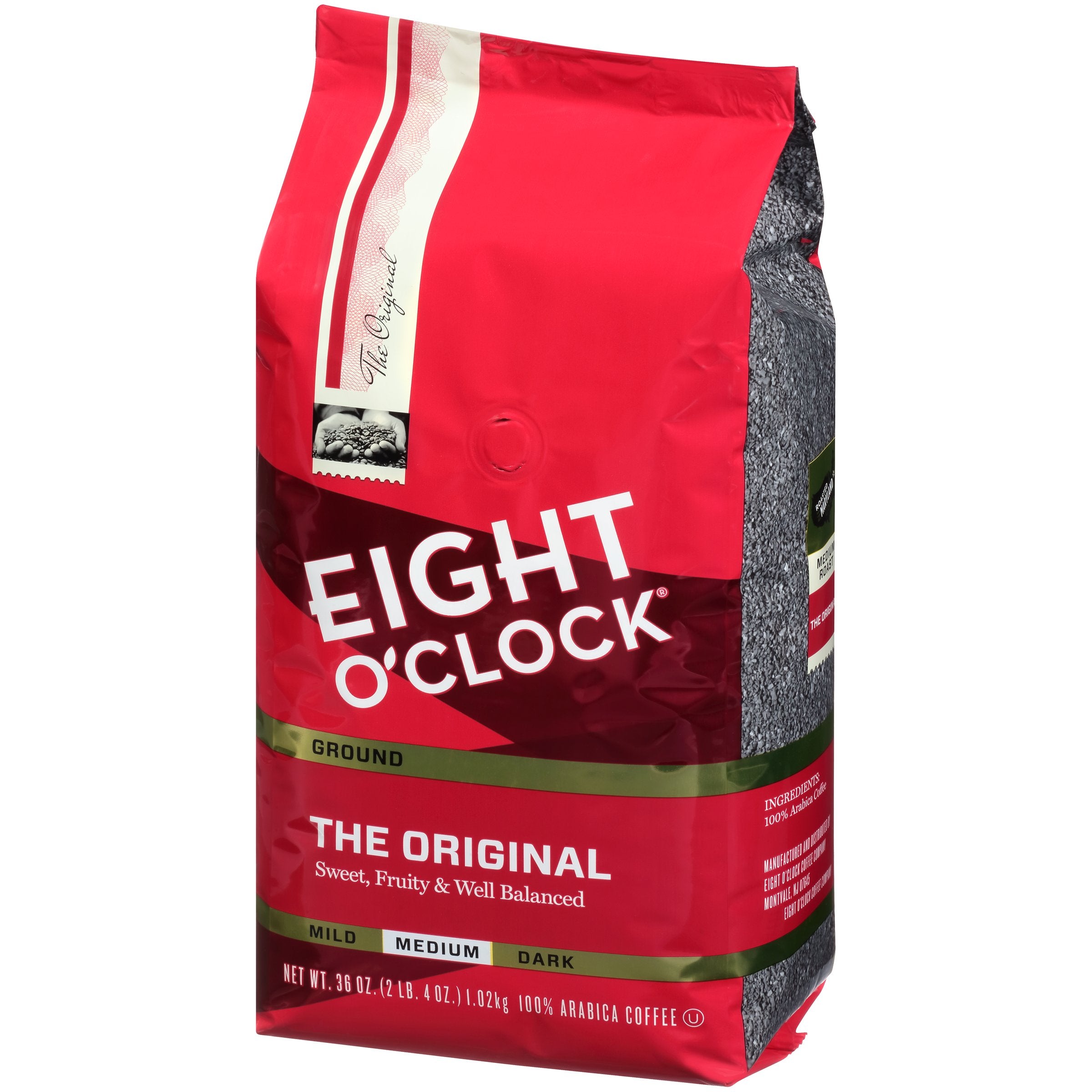 Eight O'Clock Coffee The Original Ground Coffee, Medium Roast, 32 Ounce (Pack of 1) - Sweet, Fruity, Well Balanced