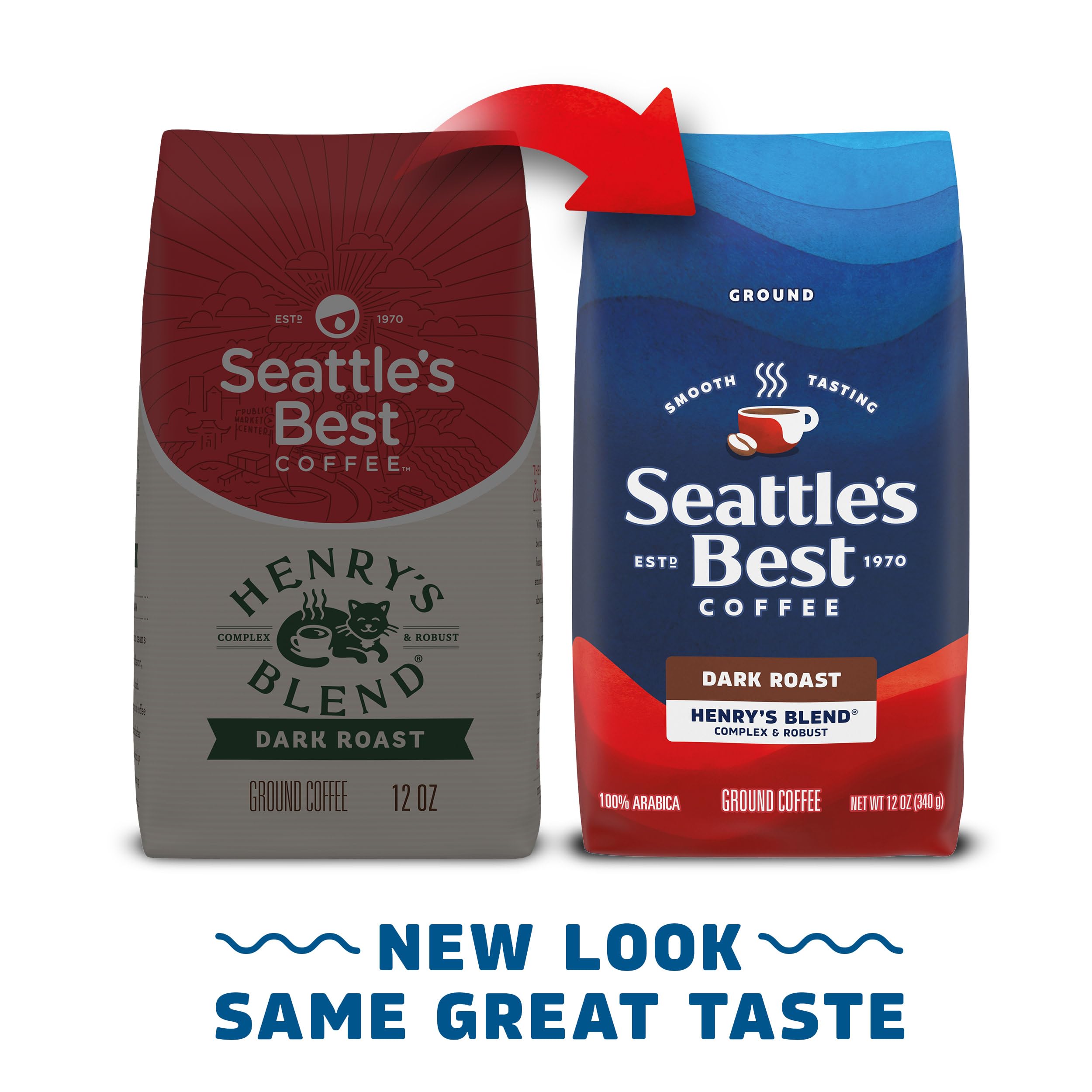 Seattle's Best Coffee Post Alley Blend Dark Roast Ground Coffee |
